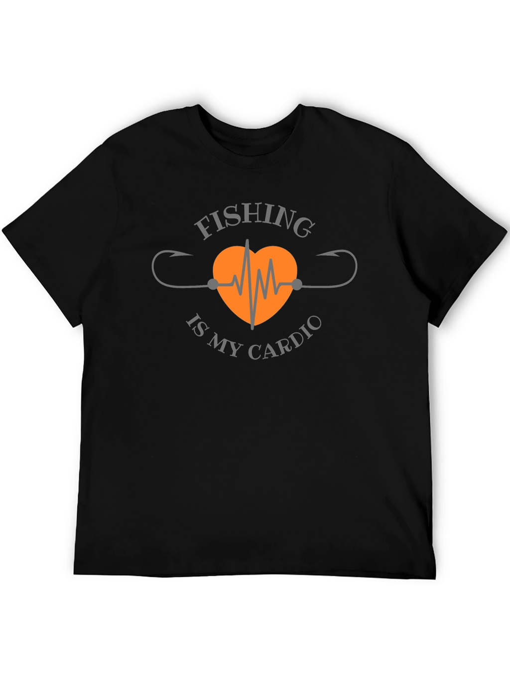 Fishing is My Cardio Graphic T-Shirt