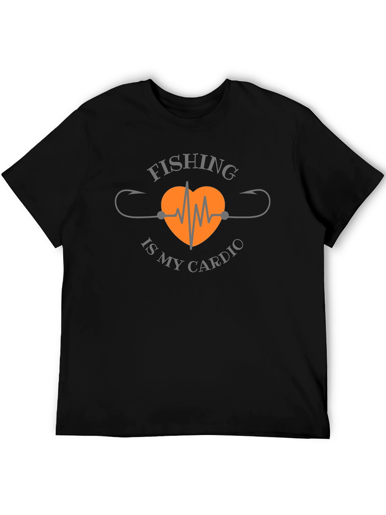 Fishing is My Cardio Graphic T-Shirt