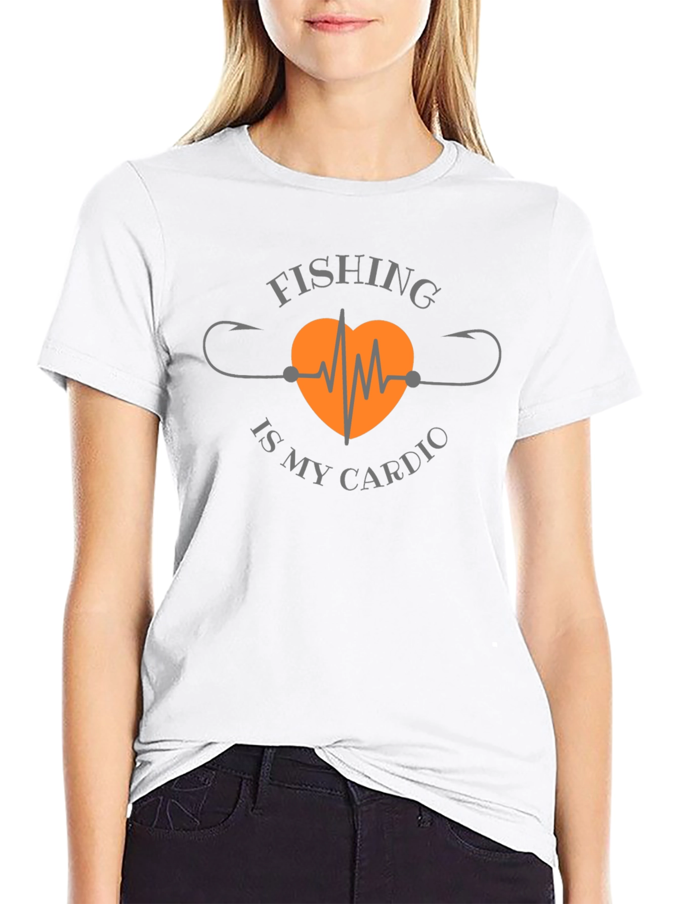 Fishing is My Cardio Graphic T-Shirt