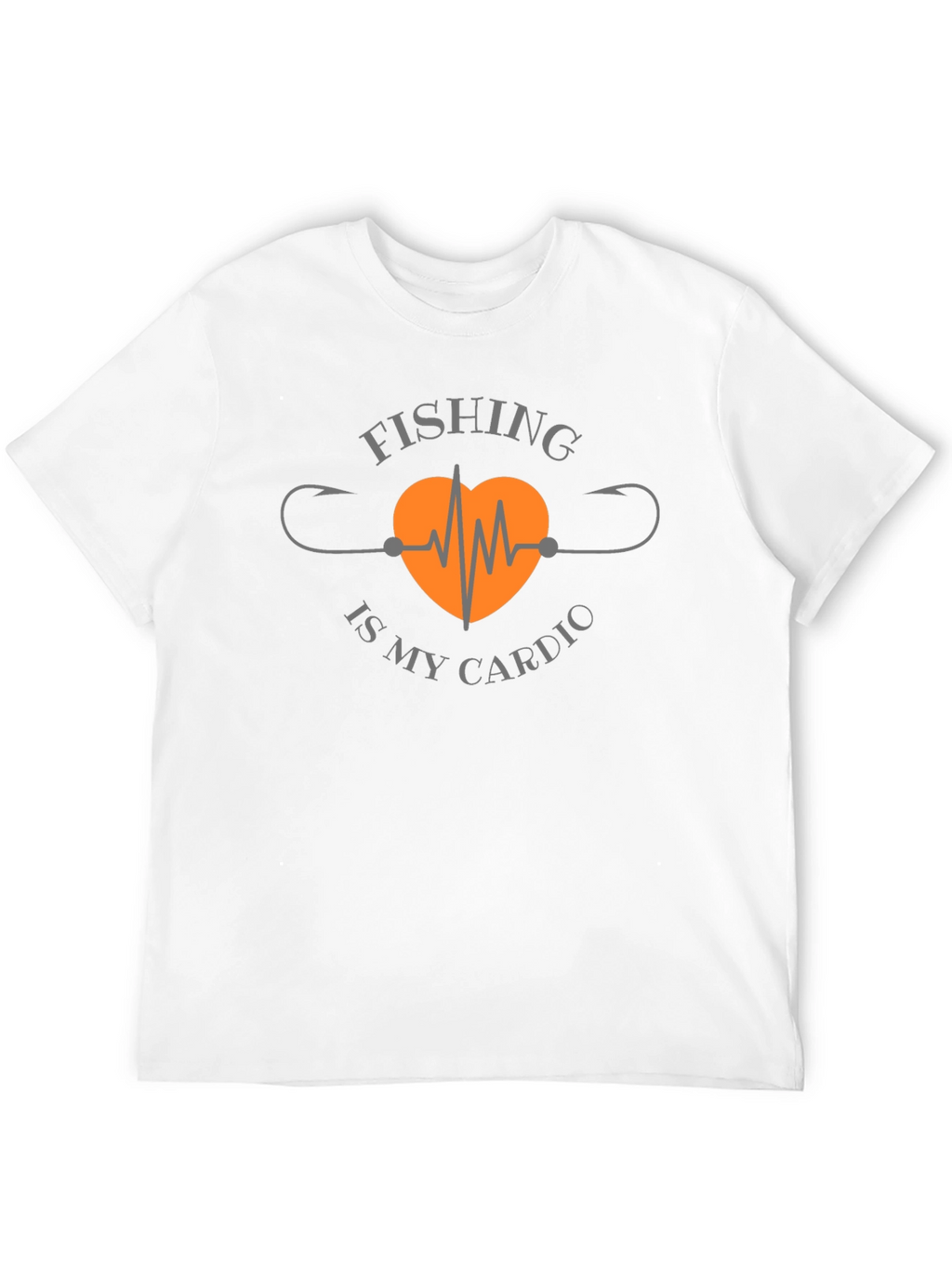 Fishing is My Cardio Graphic T-Shirt