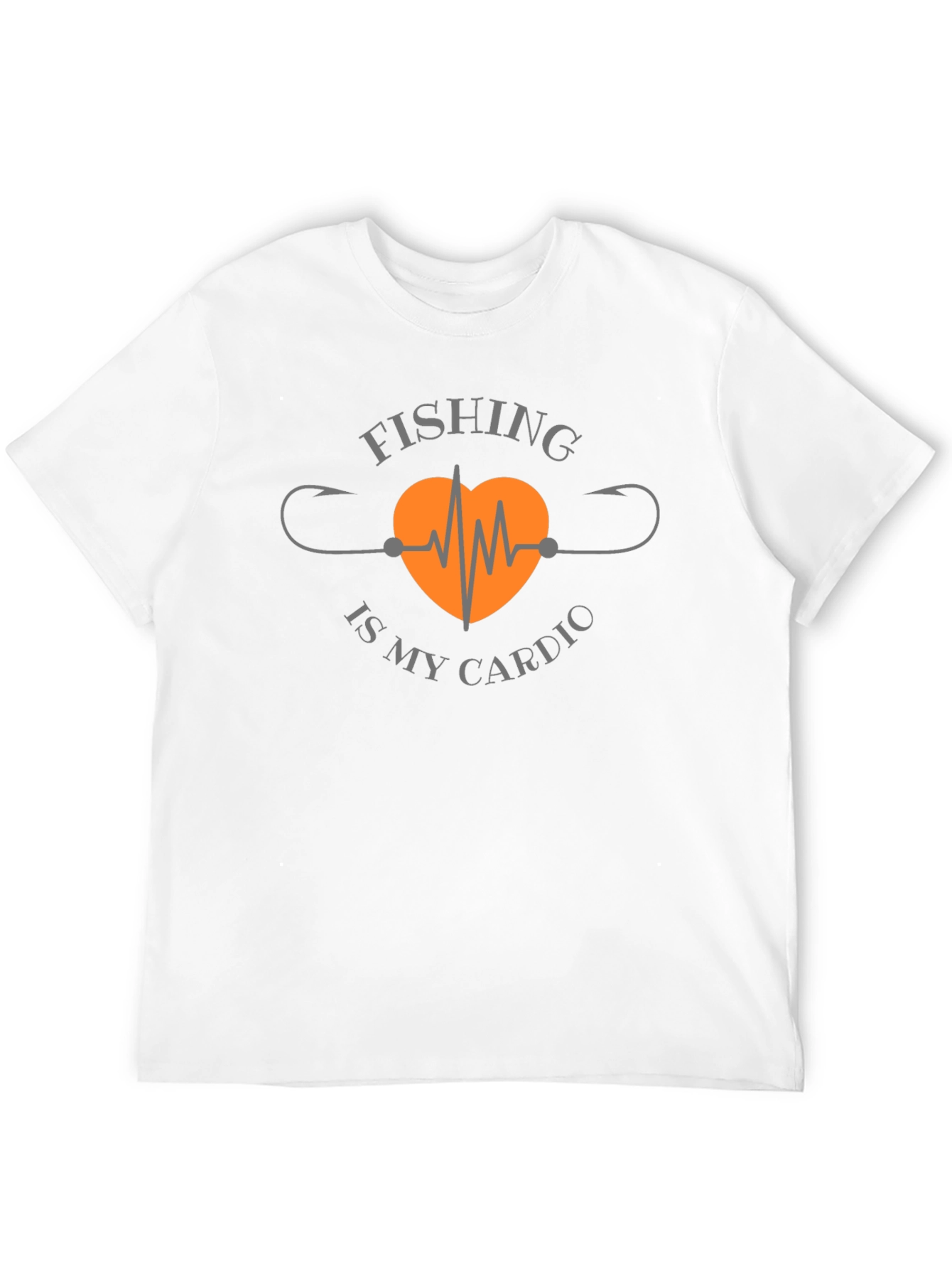 Fishing is My Cardio Graphic T-Shirt