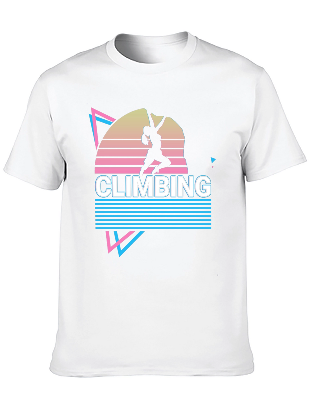 Retro Climbing T-Shirt - Black