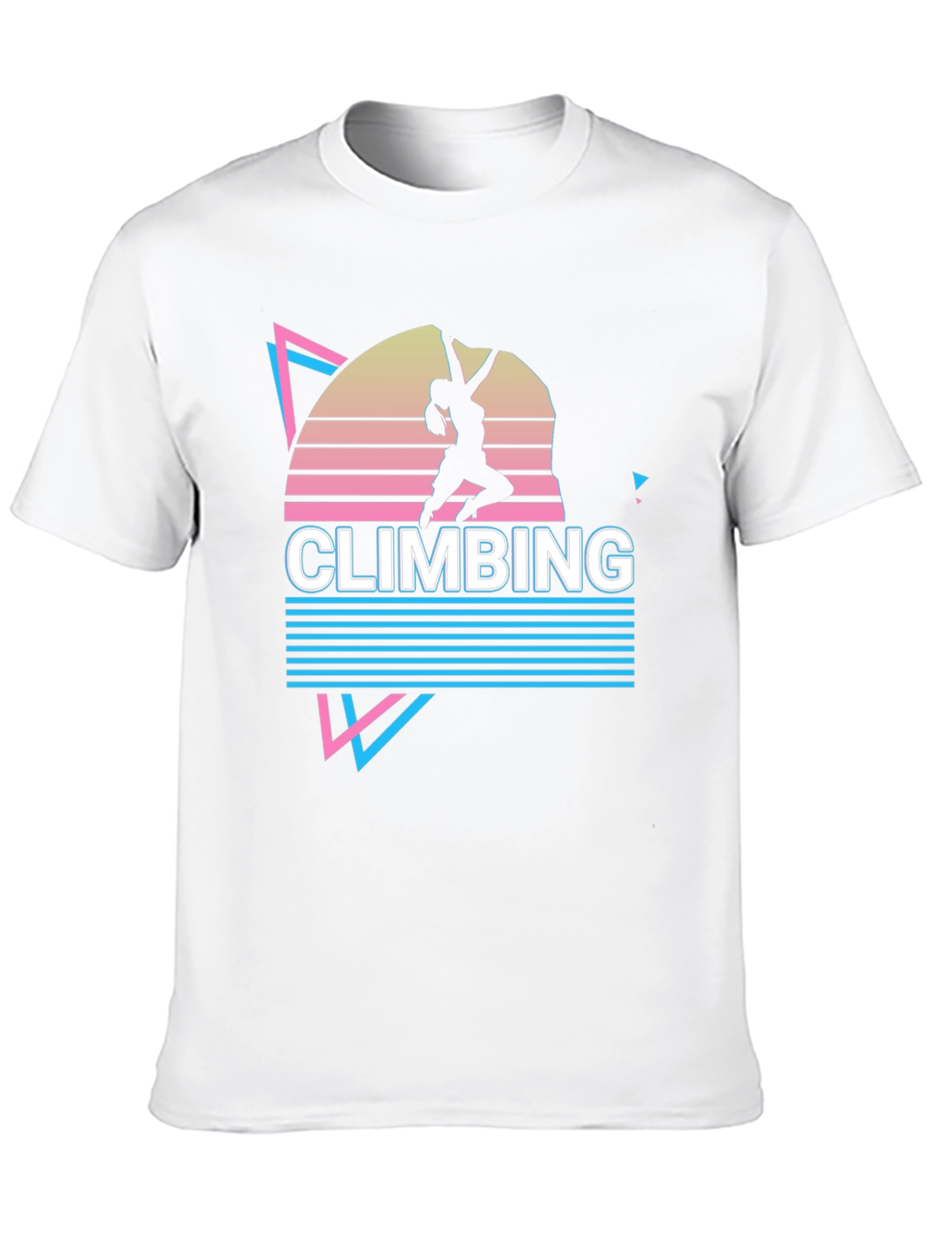 Retro Climbing T-Shirt - Black