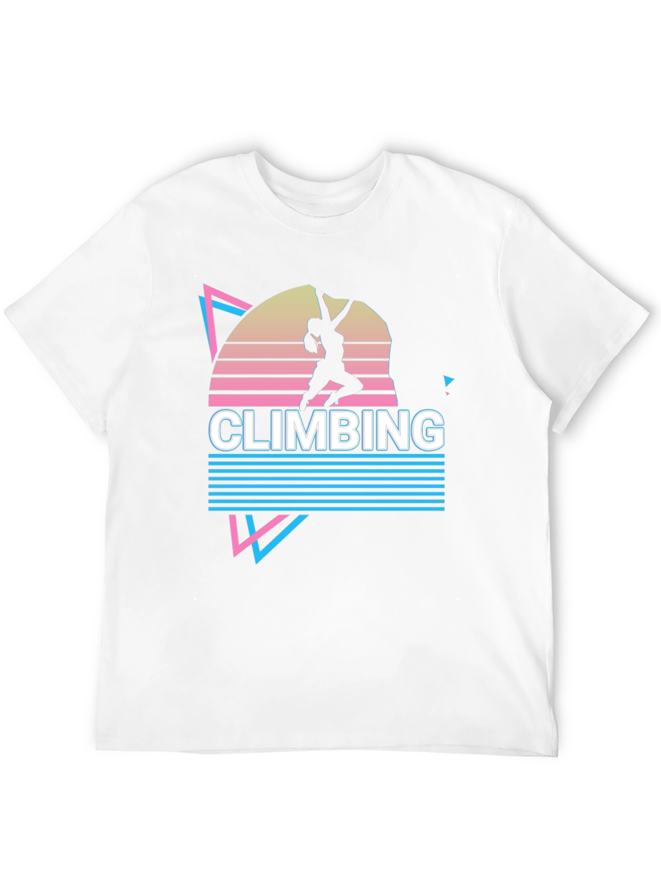 Retro Climbing T-Shirt - Black