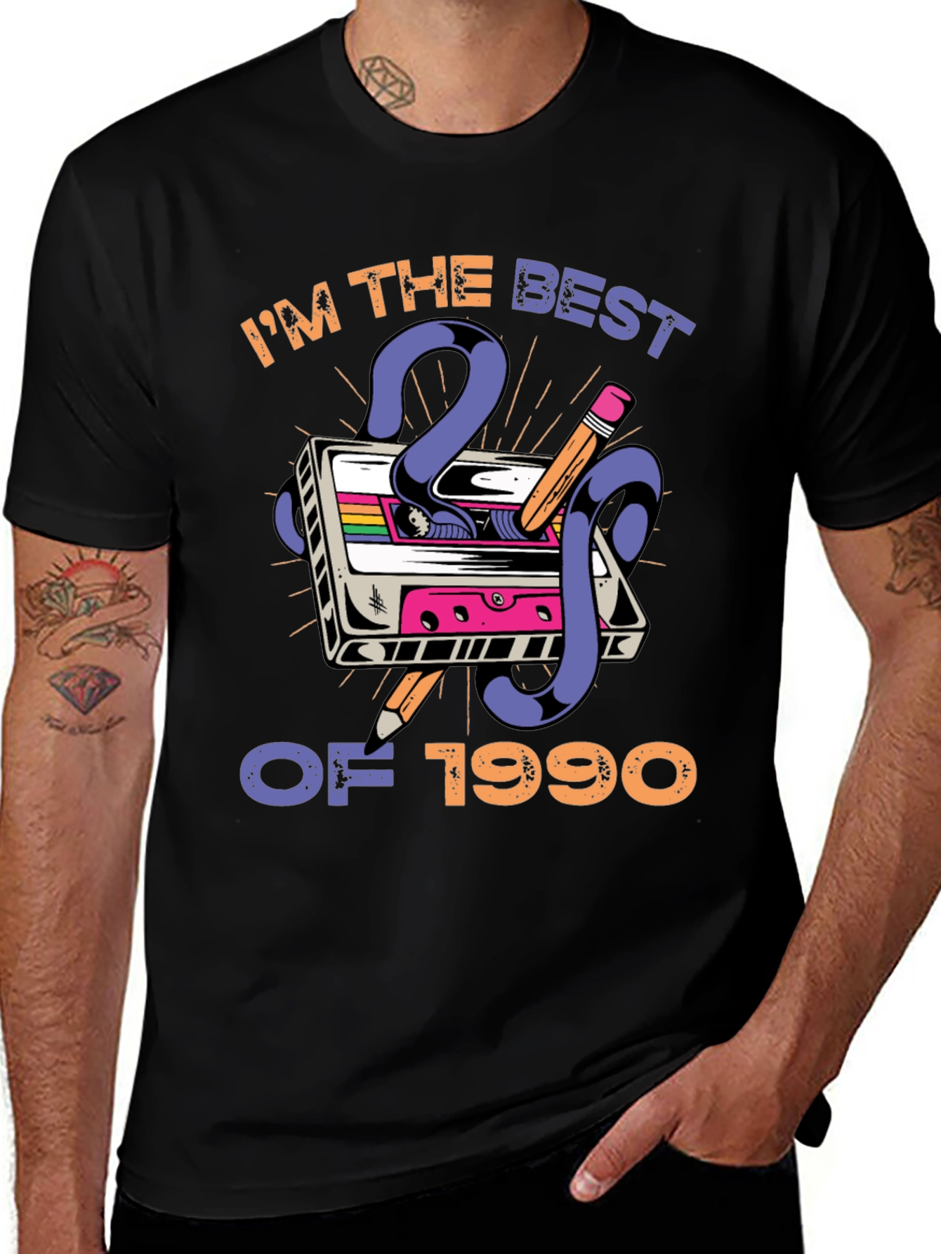 Best of 1990 Cassette Tape Graphic Tee
