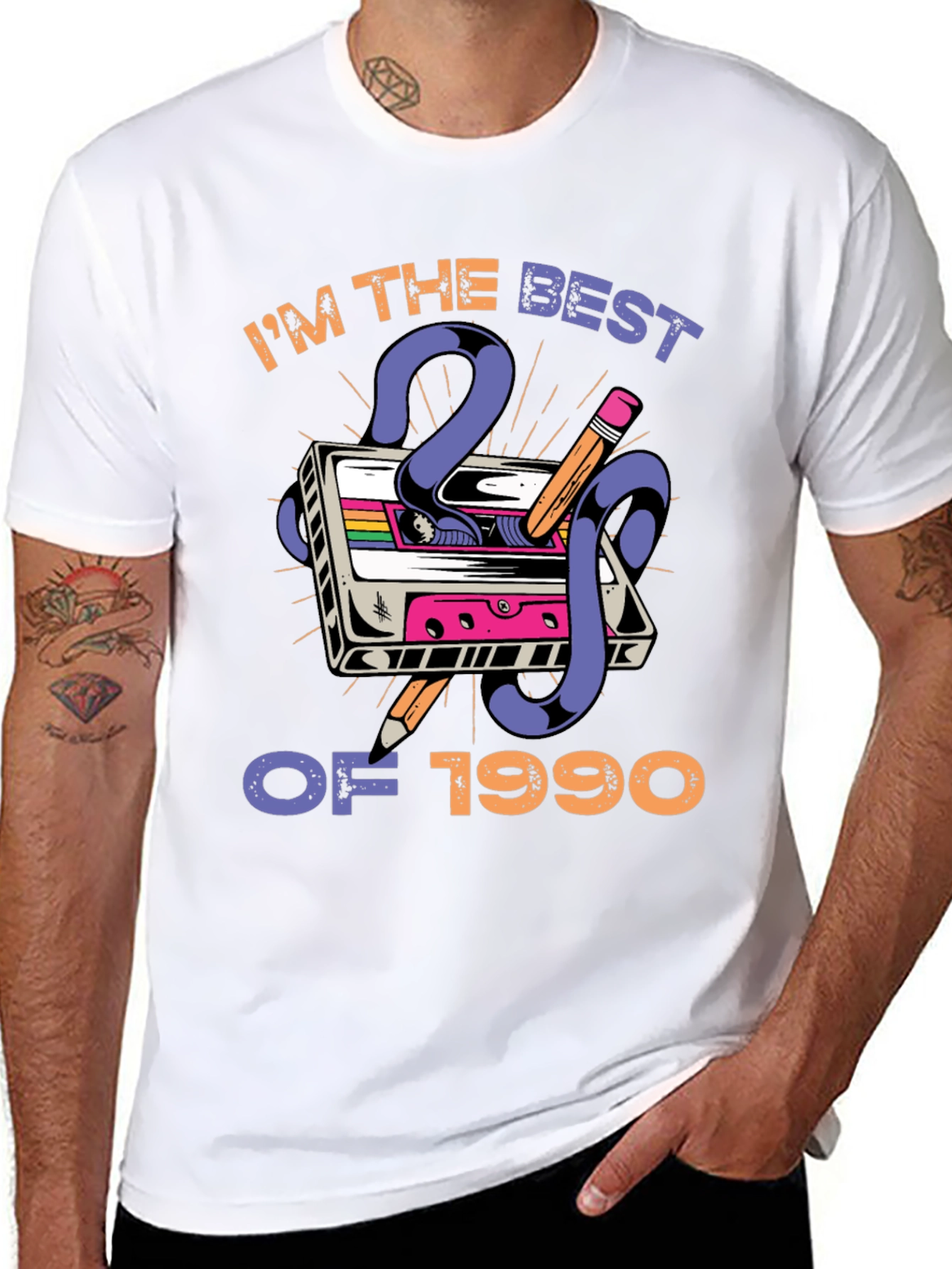 Best of 1990 Cassette Tape Graphic Tee