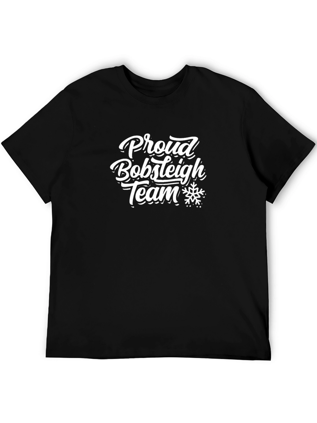 Proud Bobsleigh Team Graphic Tee - Black