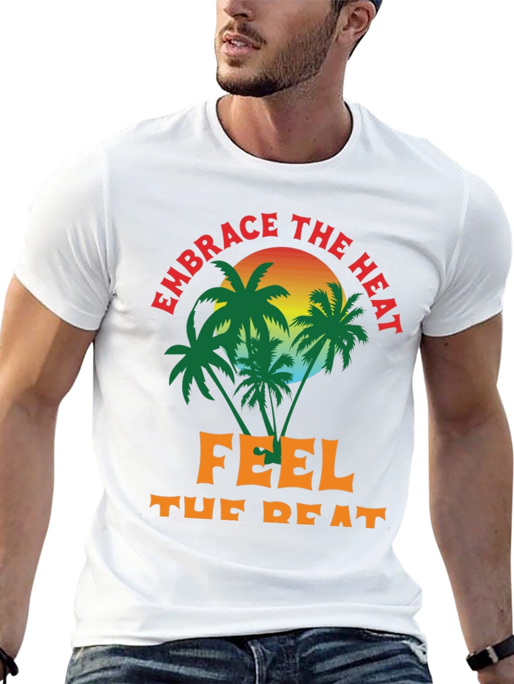 Embrace the Heat Graphic Tee - Summer Vibes