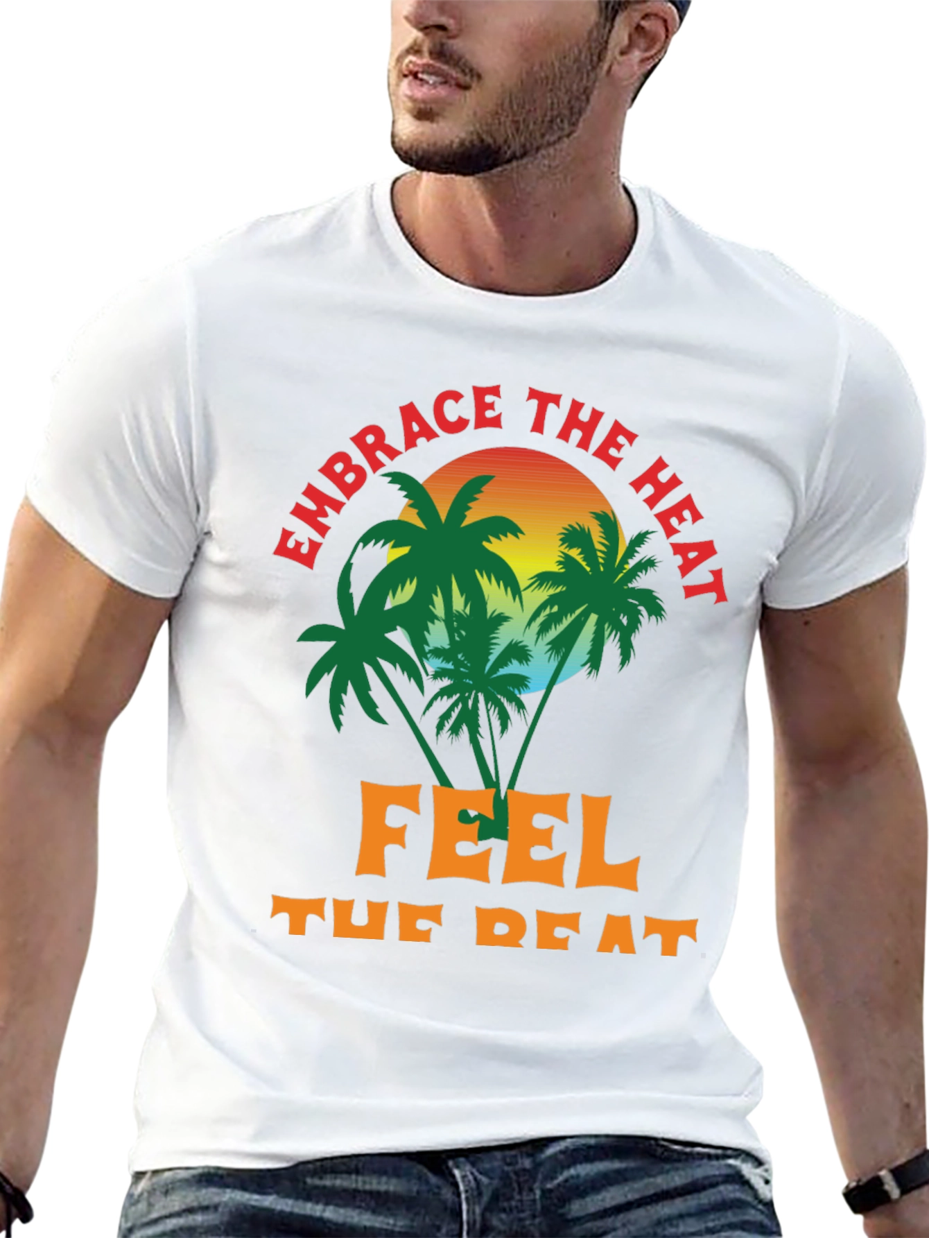 Embrace the Heat Graphic Tee - Summer Vibes