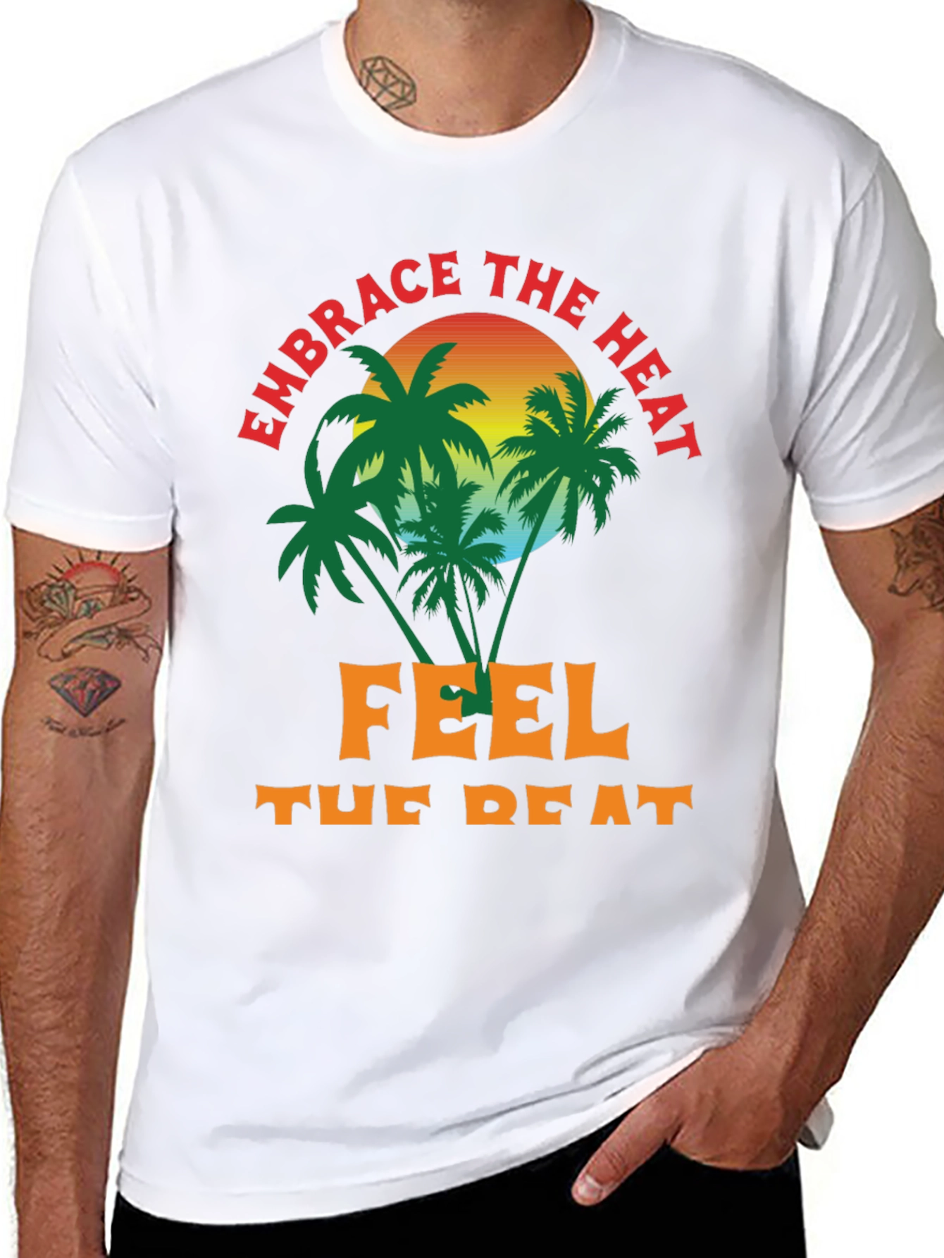 Embrace the Heat Graphic Tee - Summer Vibes