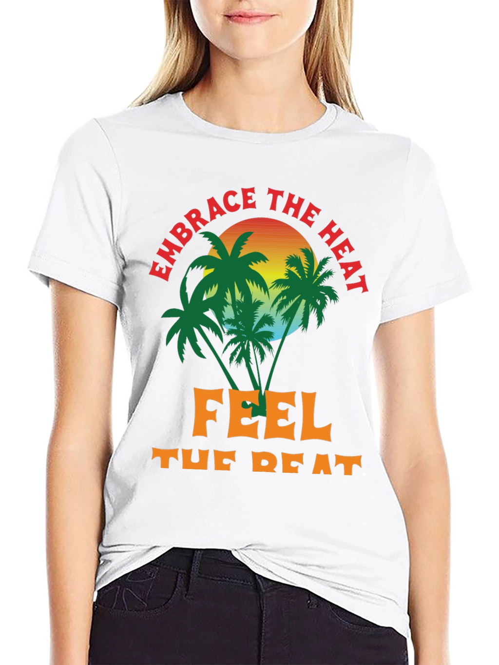 Embrace the Heat Graphic Tee - Summer Vibes
