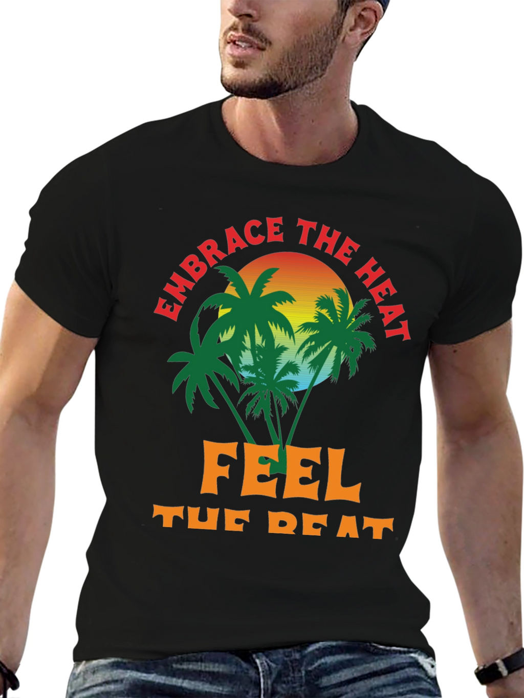 Embrace the Heat Graphic Tee - Summer Vibes