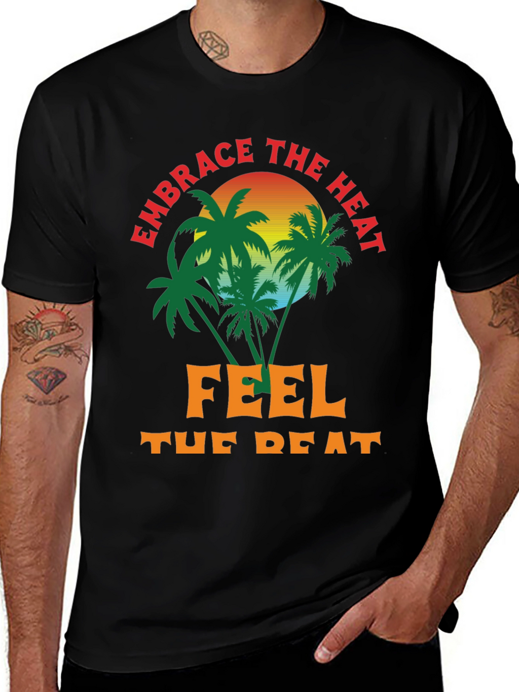Embrace the Heat Graphic Tee - Summer Vibes