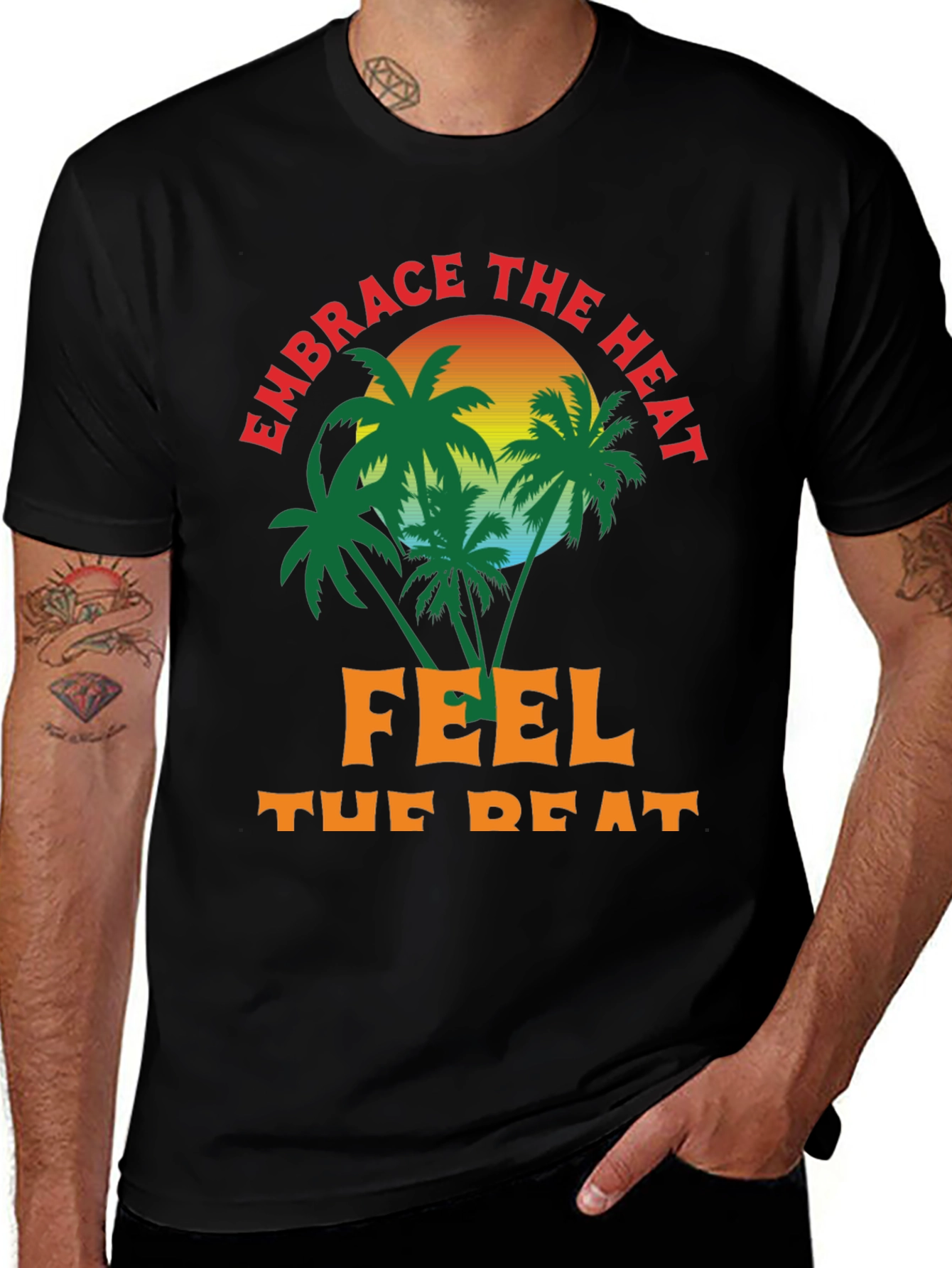 Embrace the Heat Graphic Tee - Summer Vibes