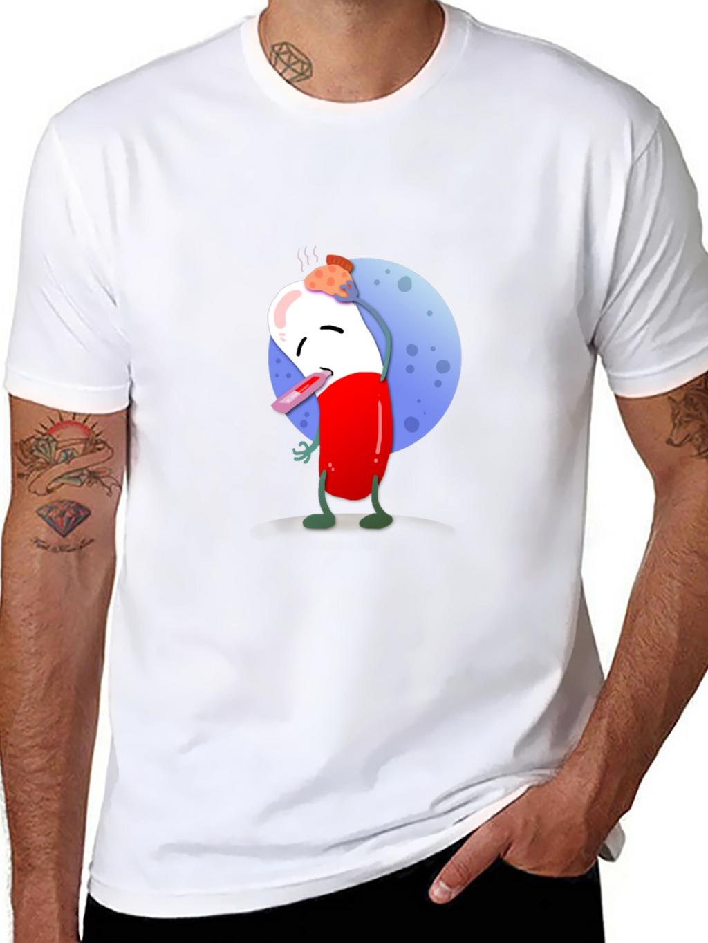 Funny Cartoon Tooth T-Shirt