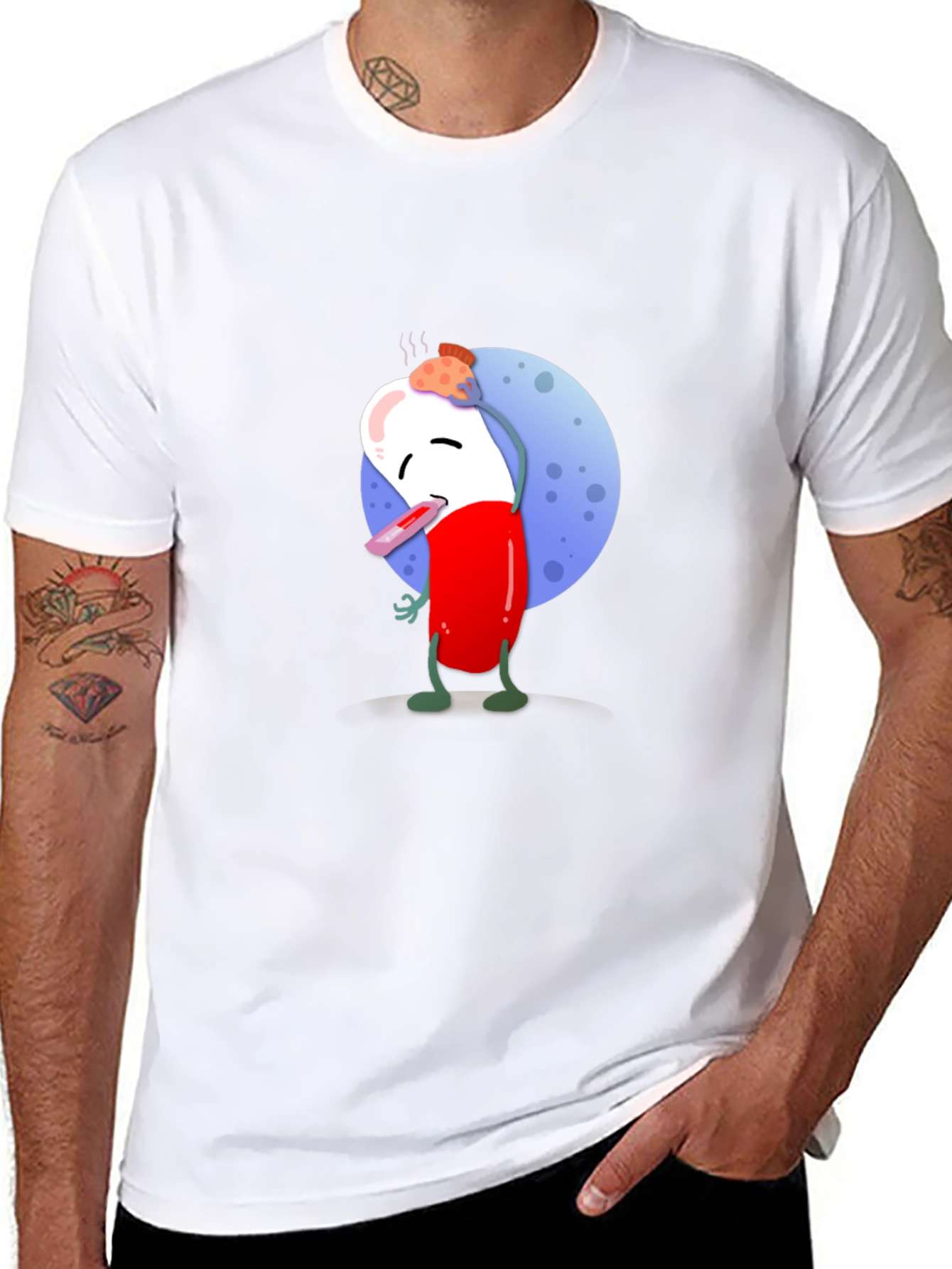 Funny Cartoon Tooth T-Shirt