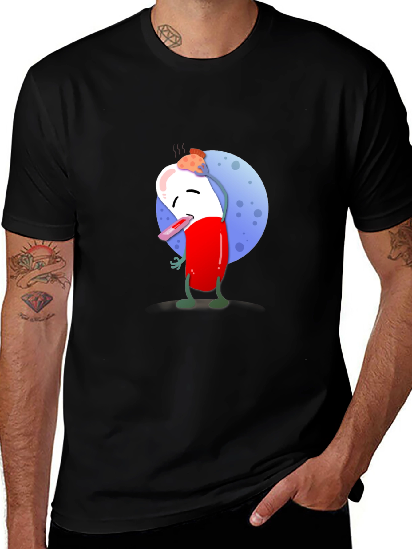 Funny Cartoon Tooth T-Shirt