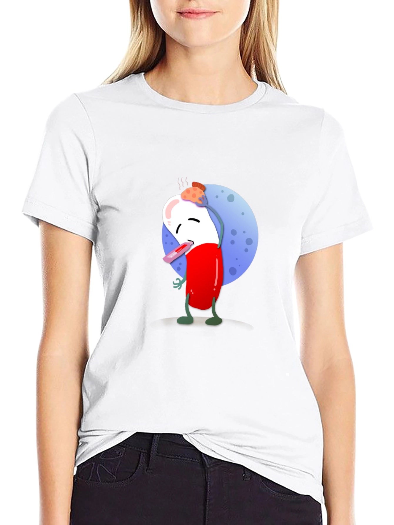 Funny Cartoon Tooth T-Shirt