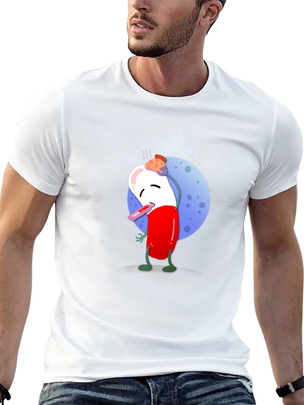 Funny Cartoon Tooth T-Shirt