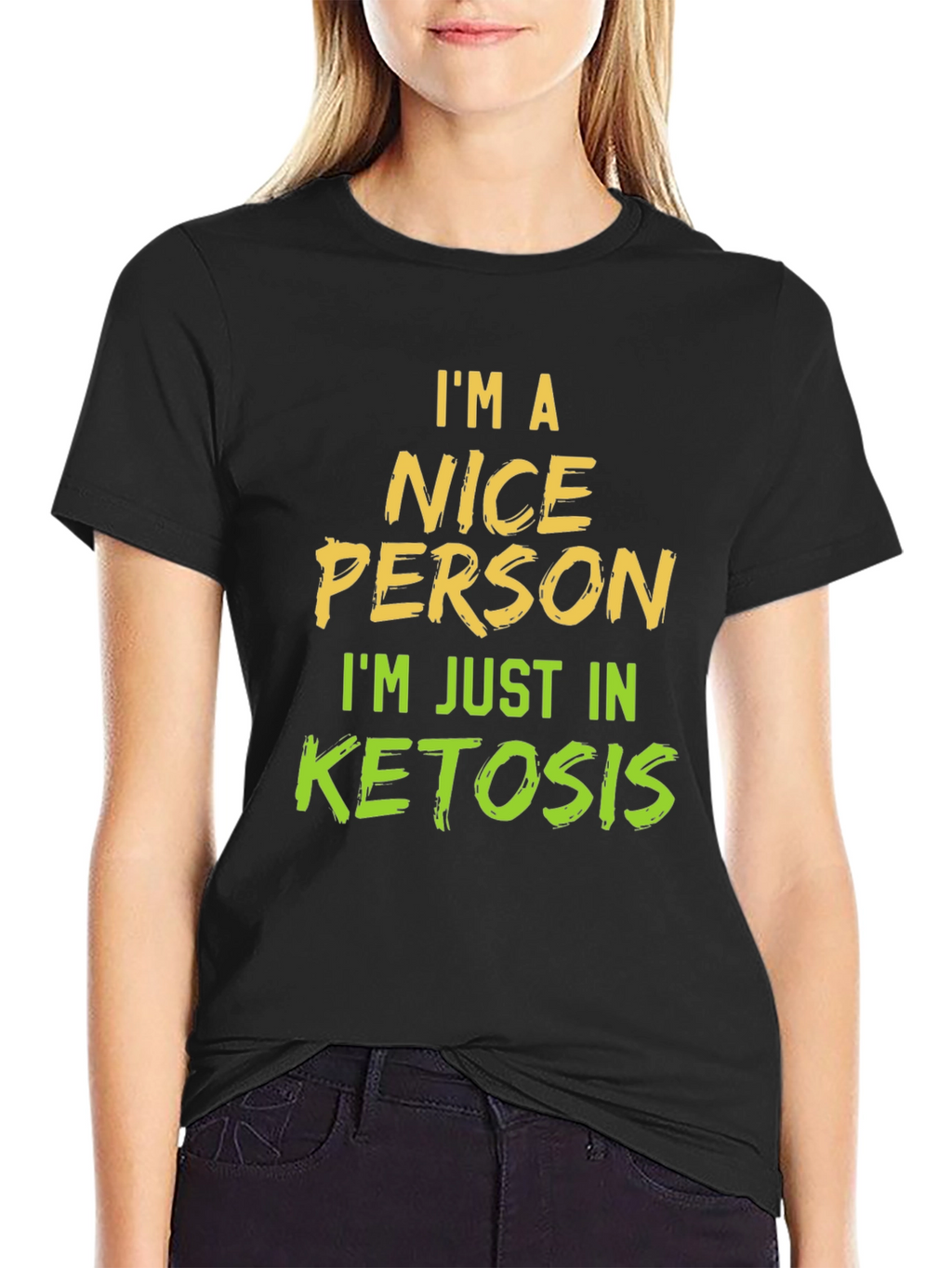 Im a Nice Person in Ketosis Graphic T-Shirt