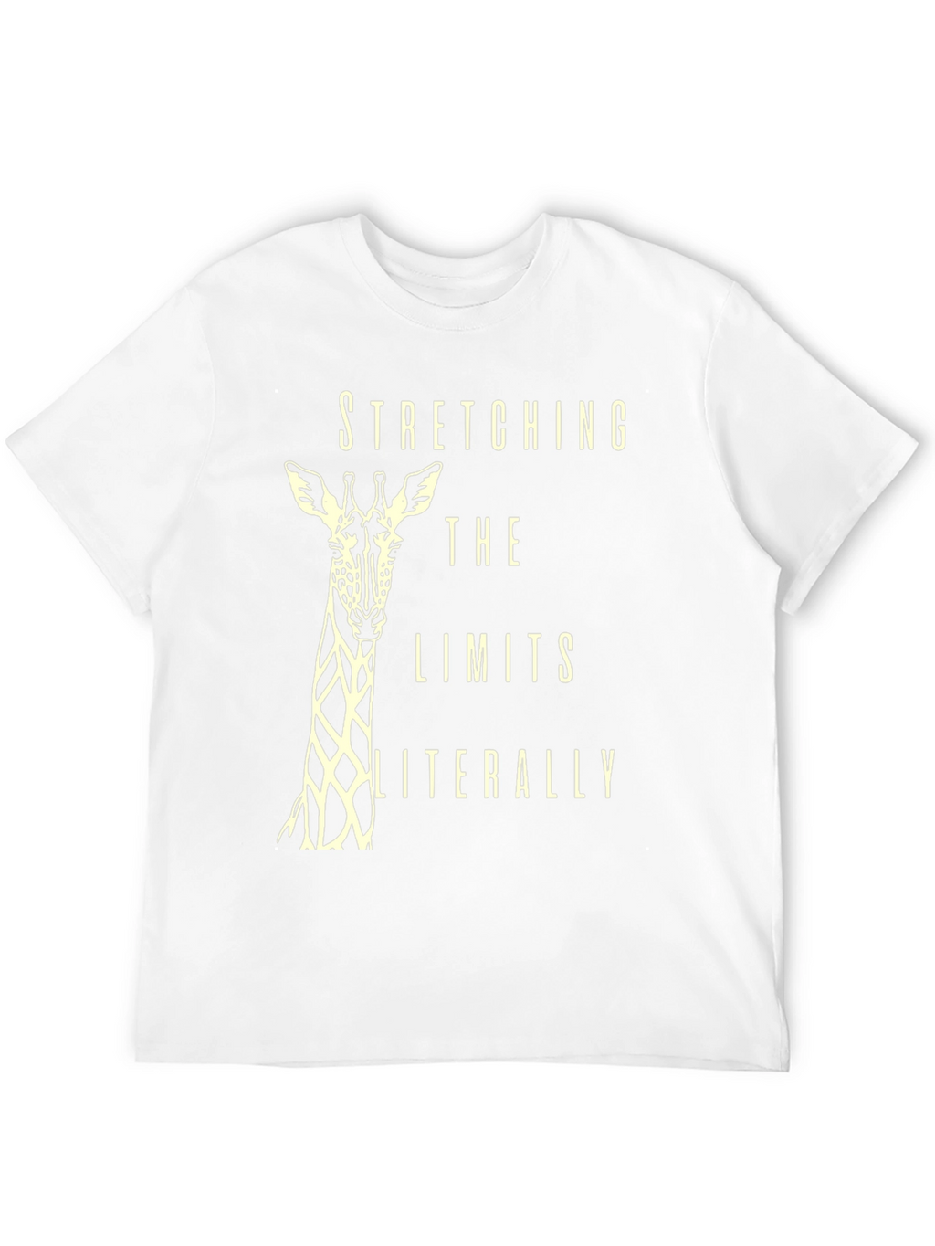 Stretching Limits Giraffe Graphic T-Shirt