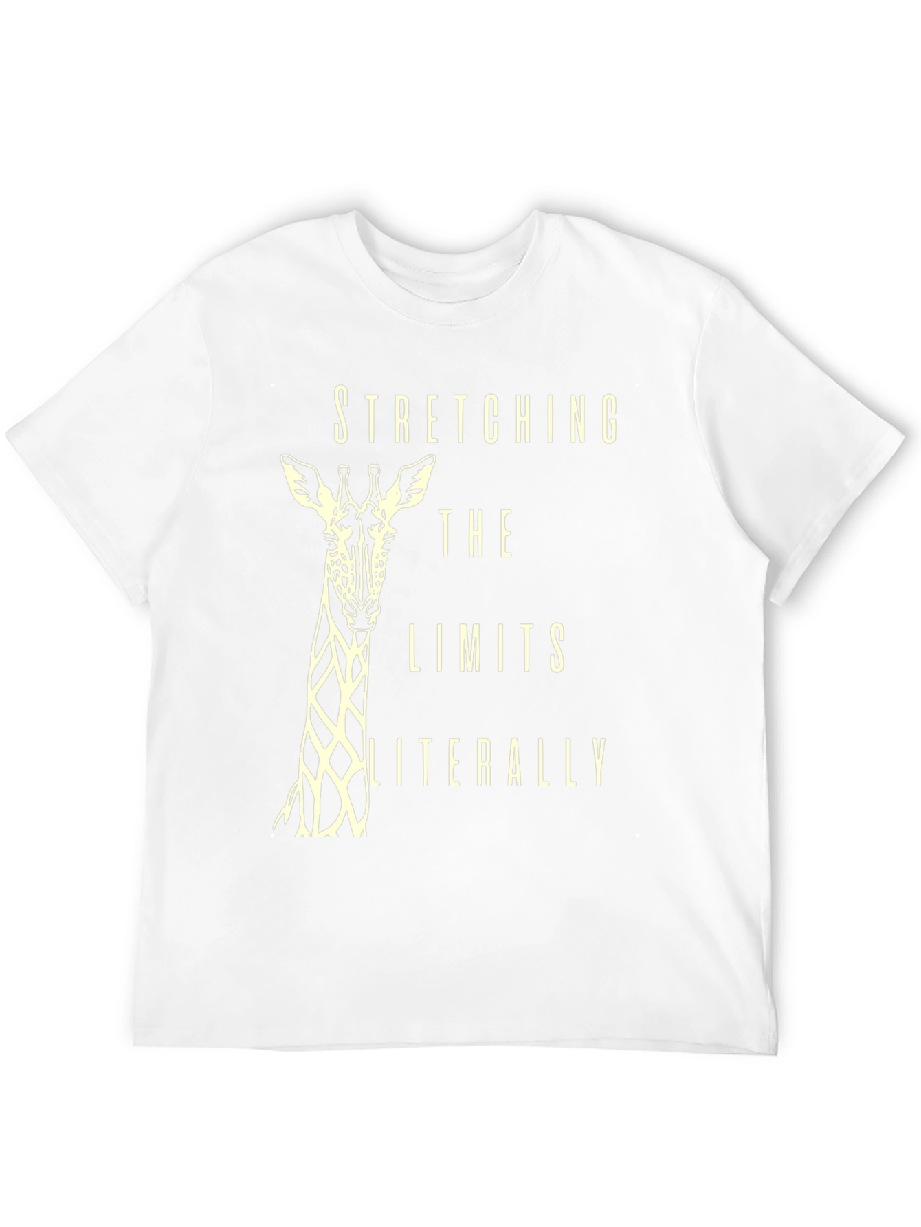 Stretching Limits Giraffe Graphic T-Shirt