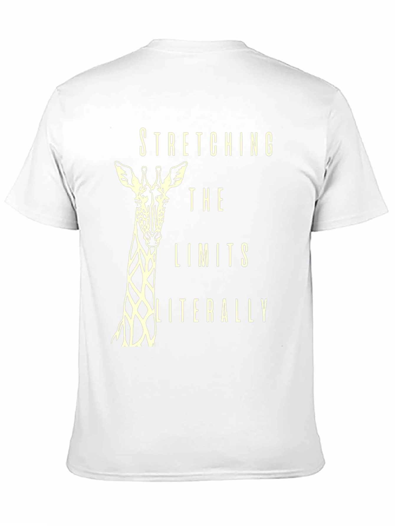 Stretching Limits Giraffe Graphic T-Shirt