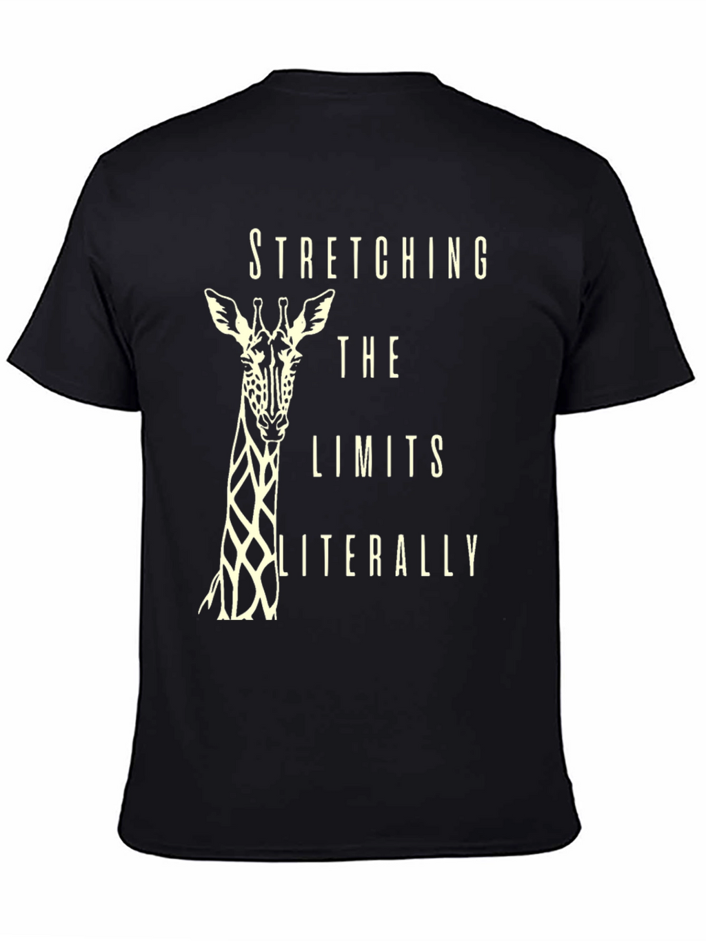 Stretching Limits Giraffe Graphic T-Shirt