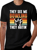 They See Me Bowling Graphic T-Shirt