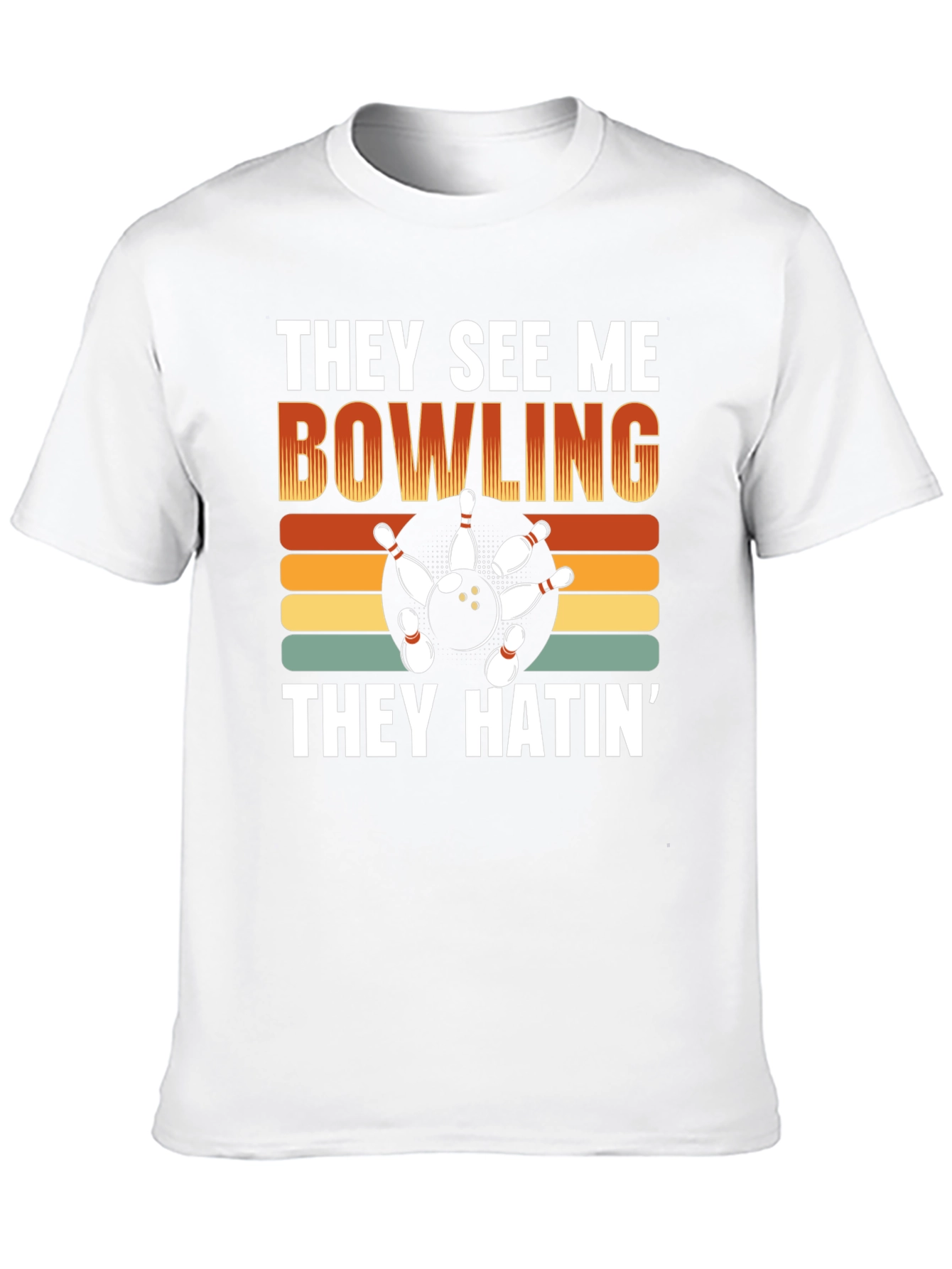 They See Me Bowling Graphic T-Shirt