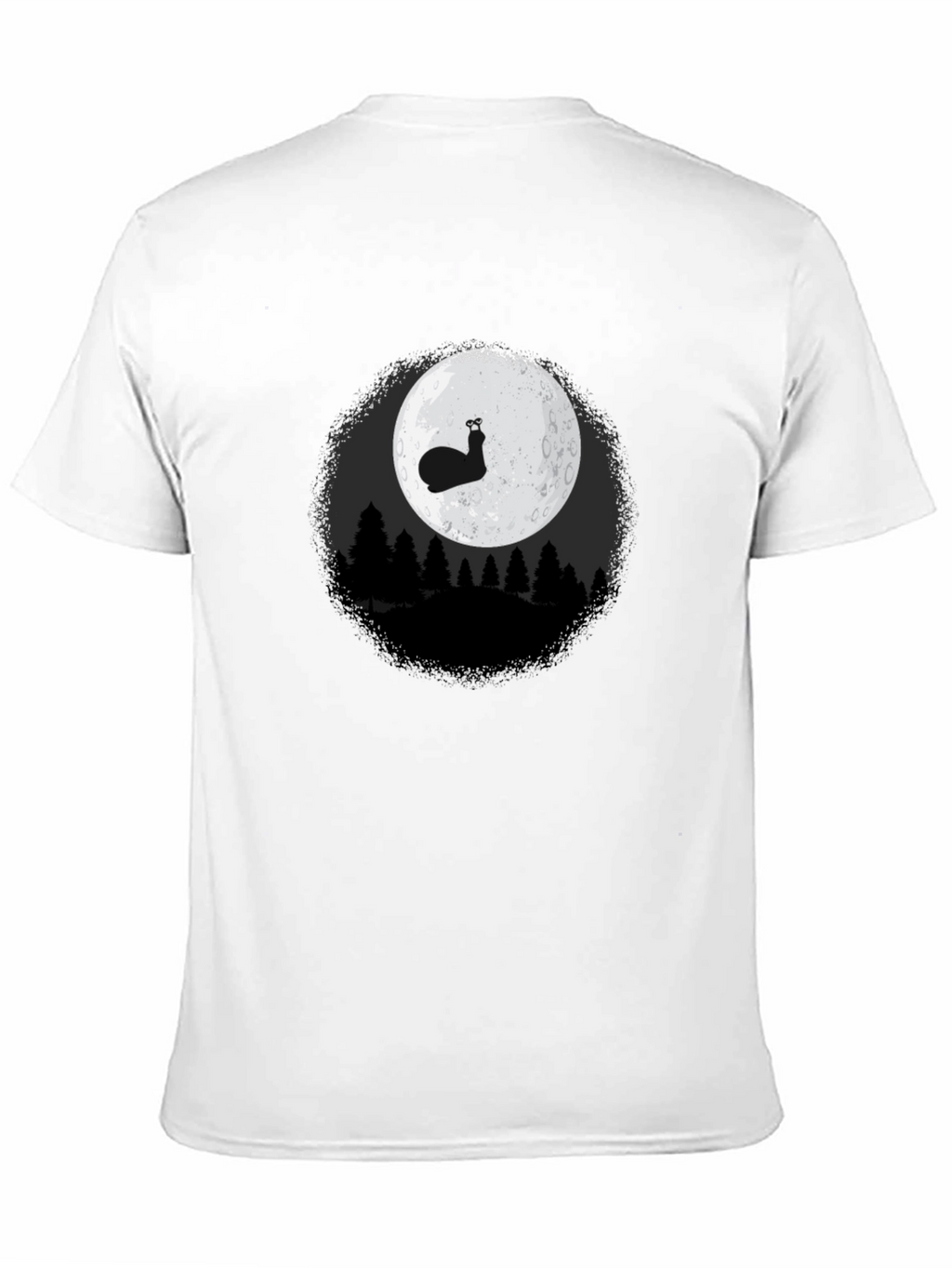 Snail Moon Graphic Tee - Mens Black T-Shirt