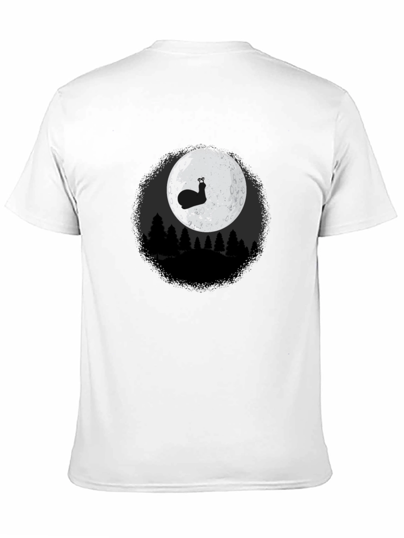 Snail Moon Graphic Tee - Mens Black T-Shirt