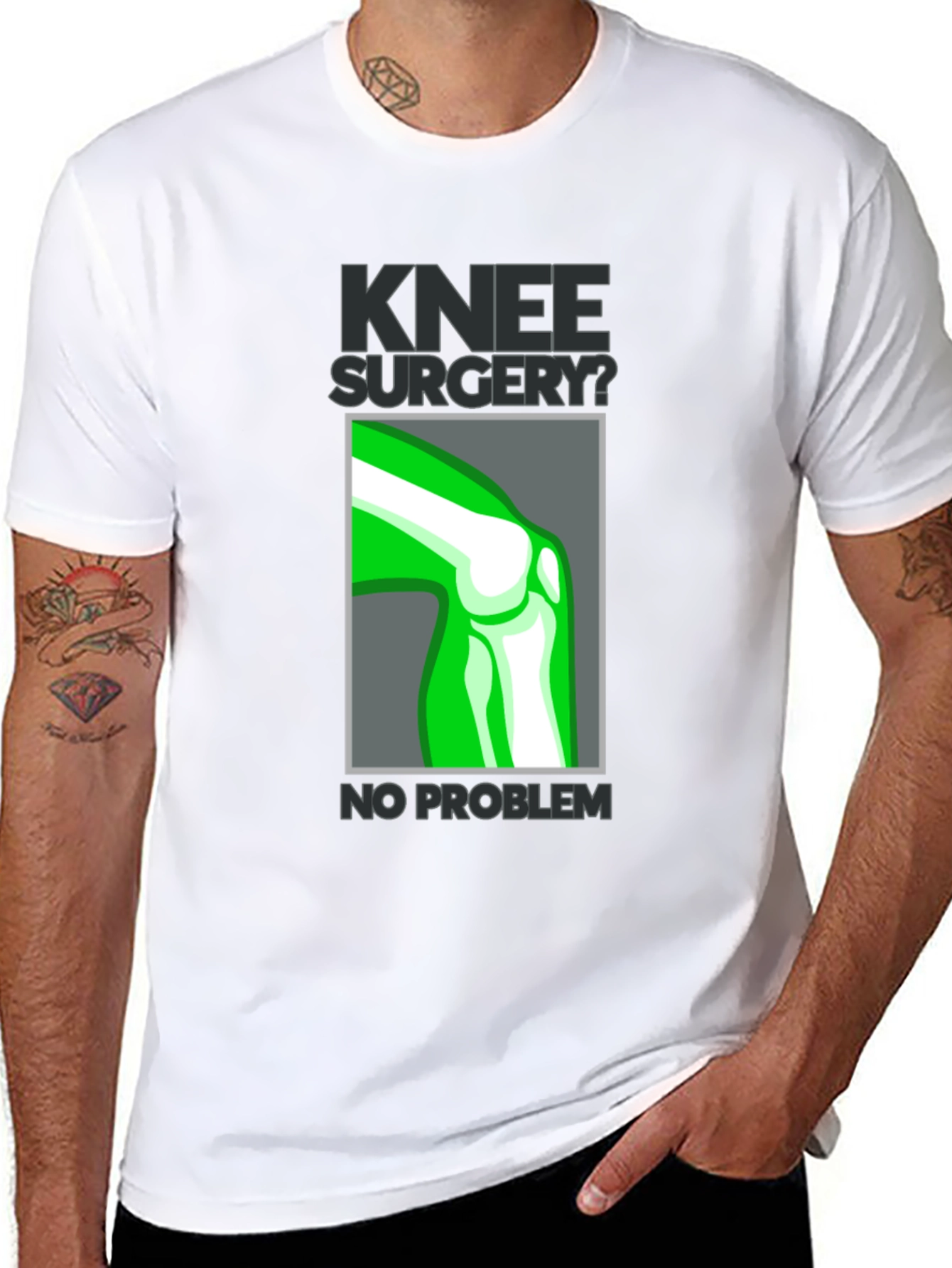 Knee Surgery? No Problem Graphic T-Shirt