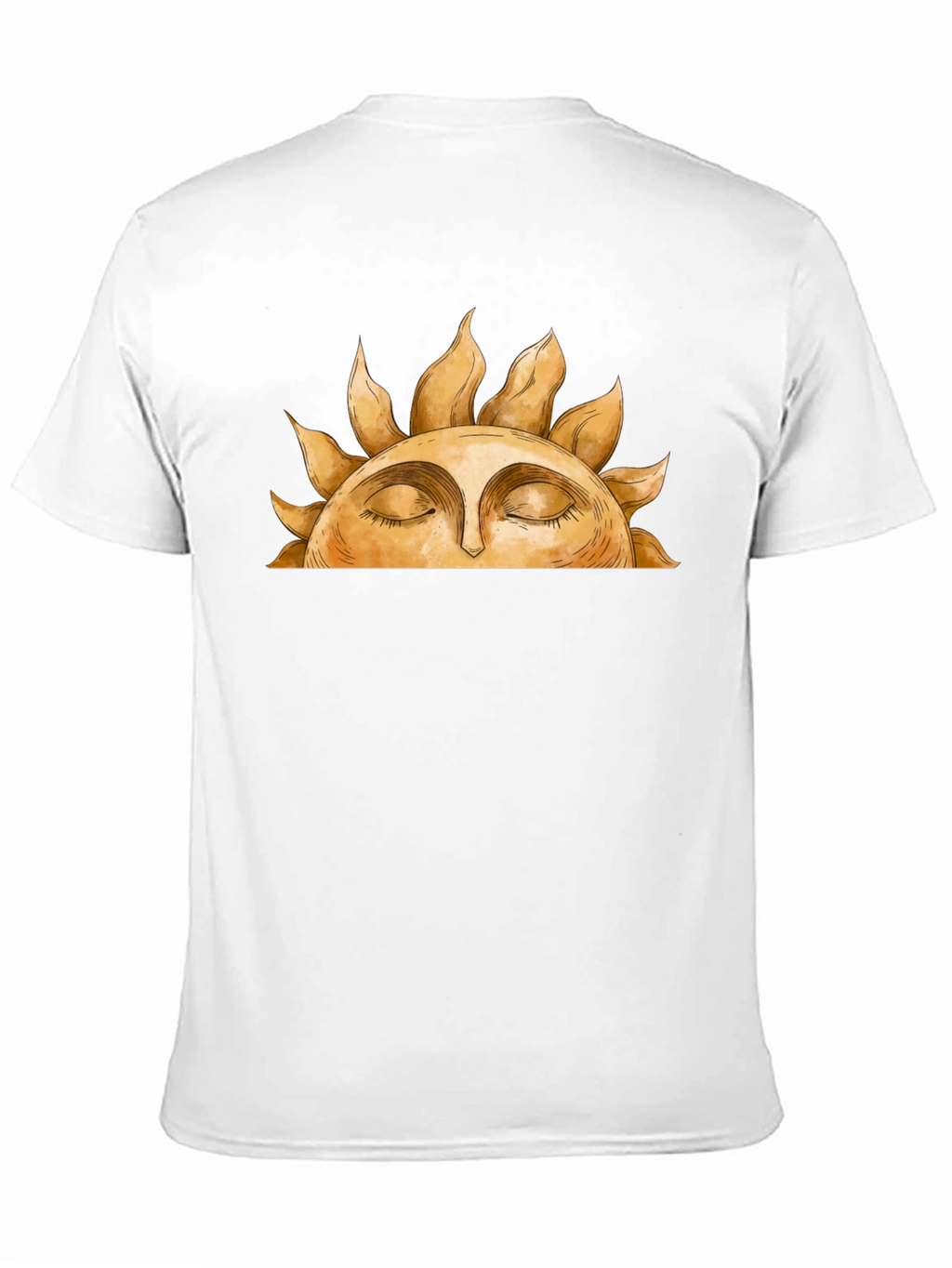 Sun Face Graphic Tee - Relaxed Comfort