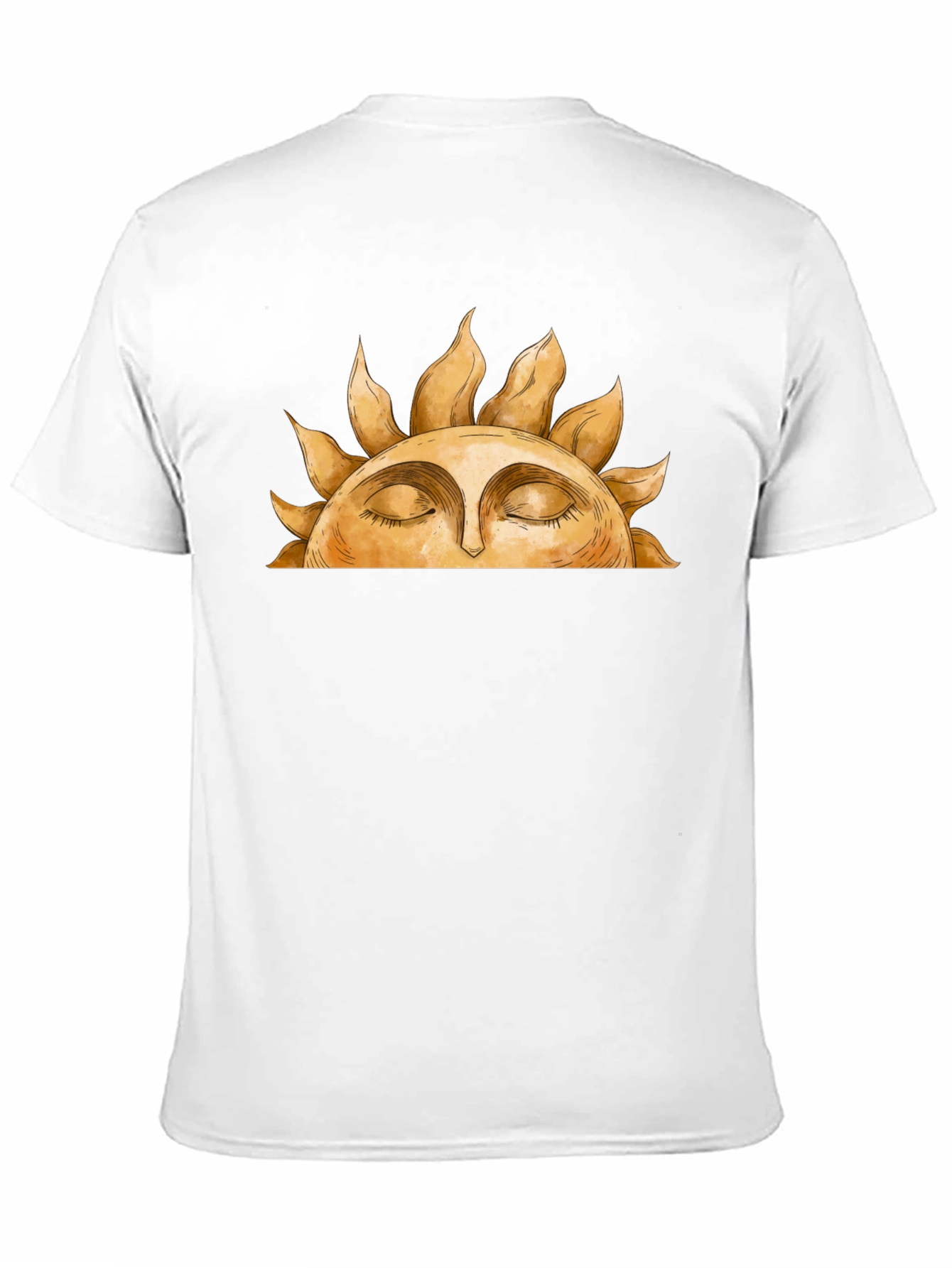 Sun Face Graphic Tee - Relaxed Comfort