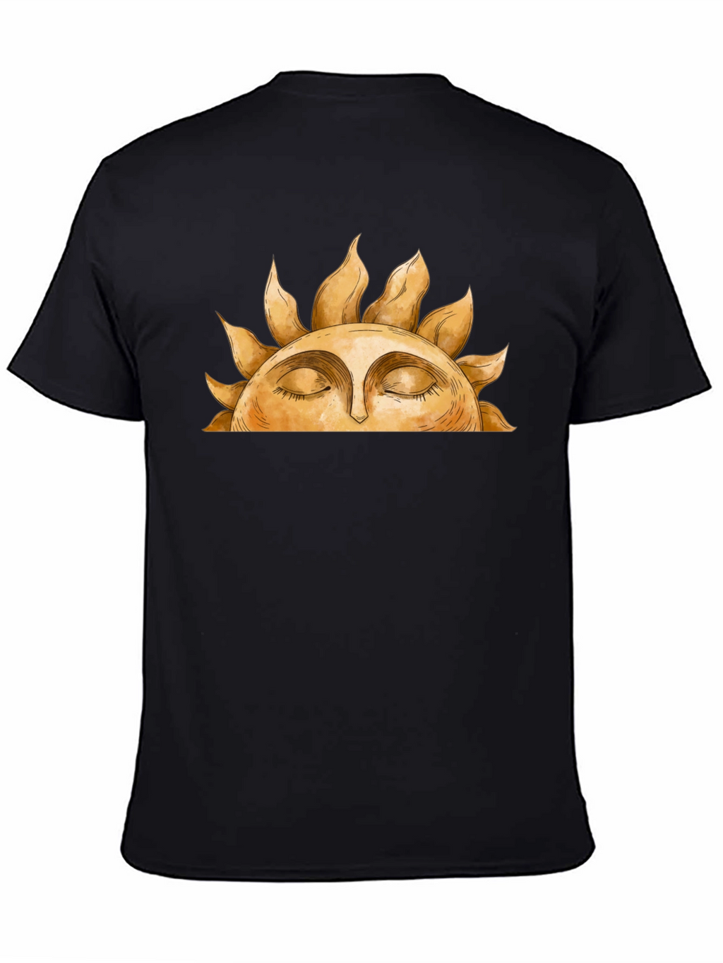 Sun Face Graphic Tee - Relaxed Comfort
