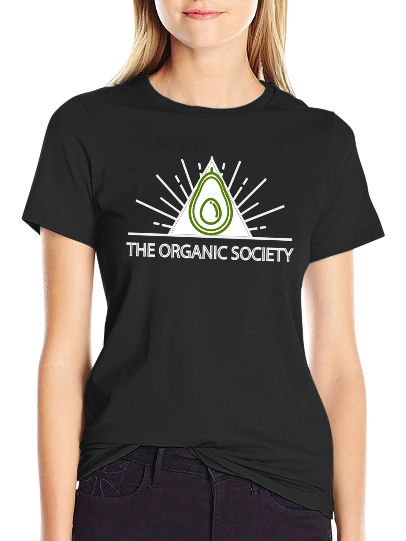 Organic Society Avocado Graphic Tee