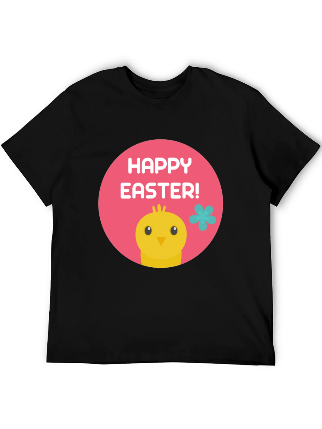 Happy Easter Chick T-Shirt - Black
