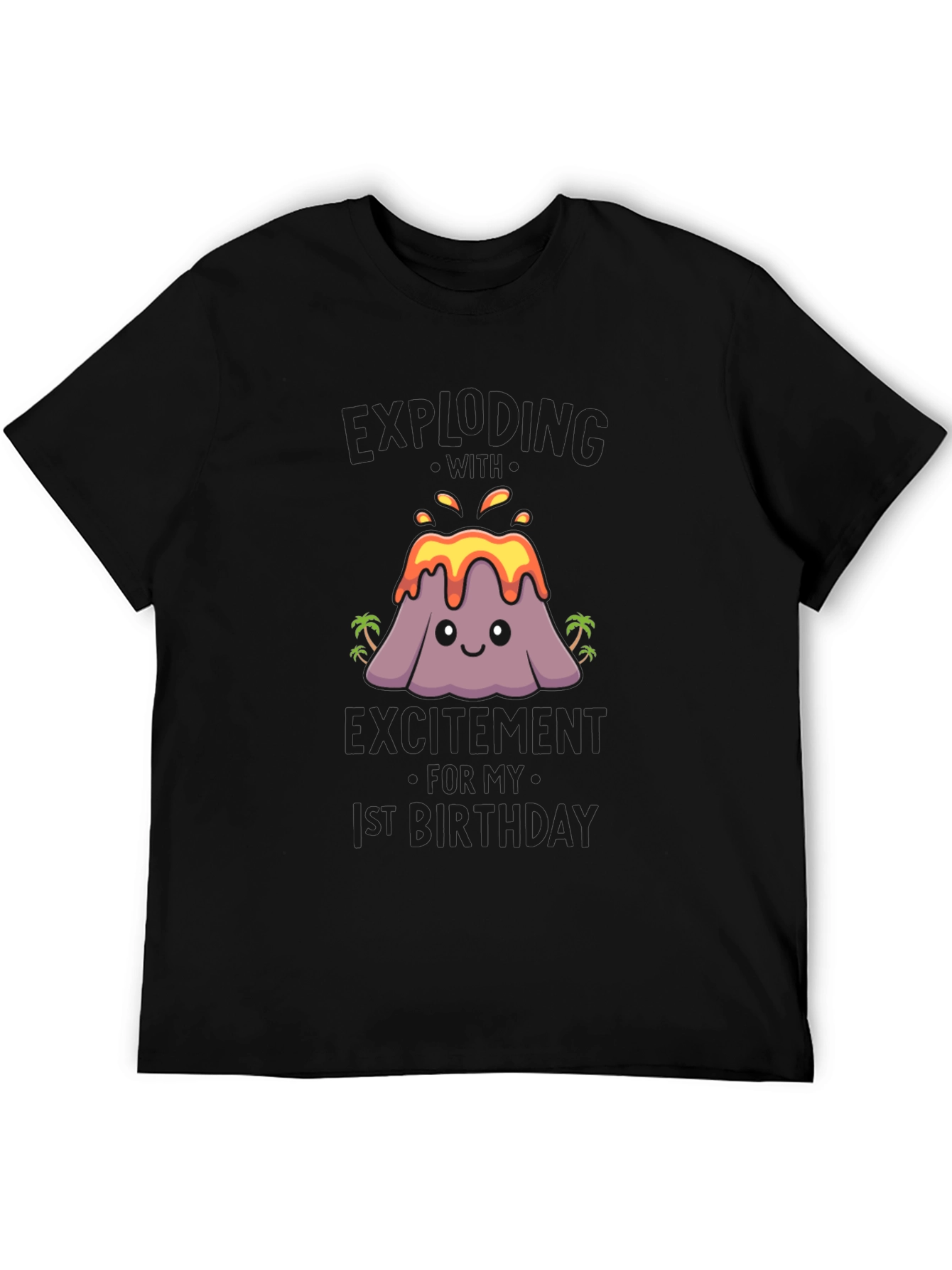 Volcano 1st Birthday Shirt