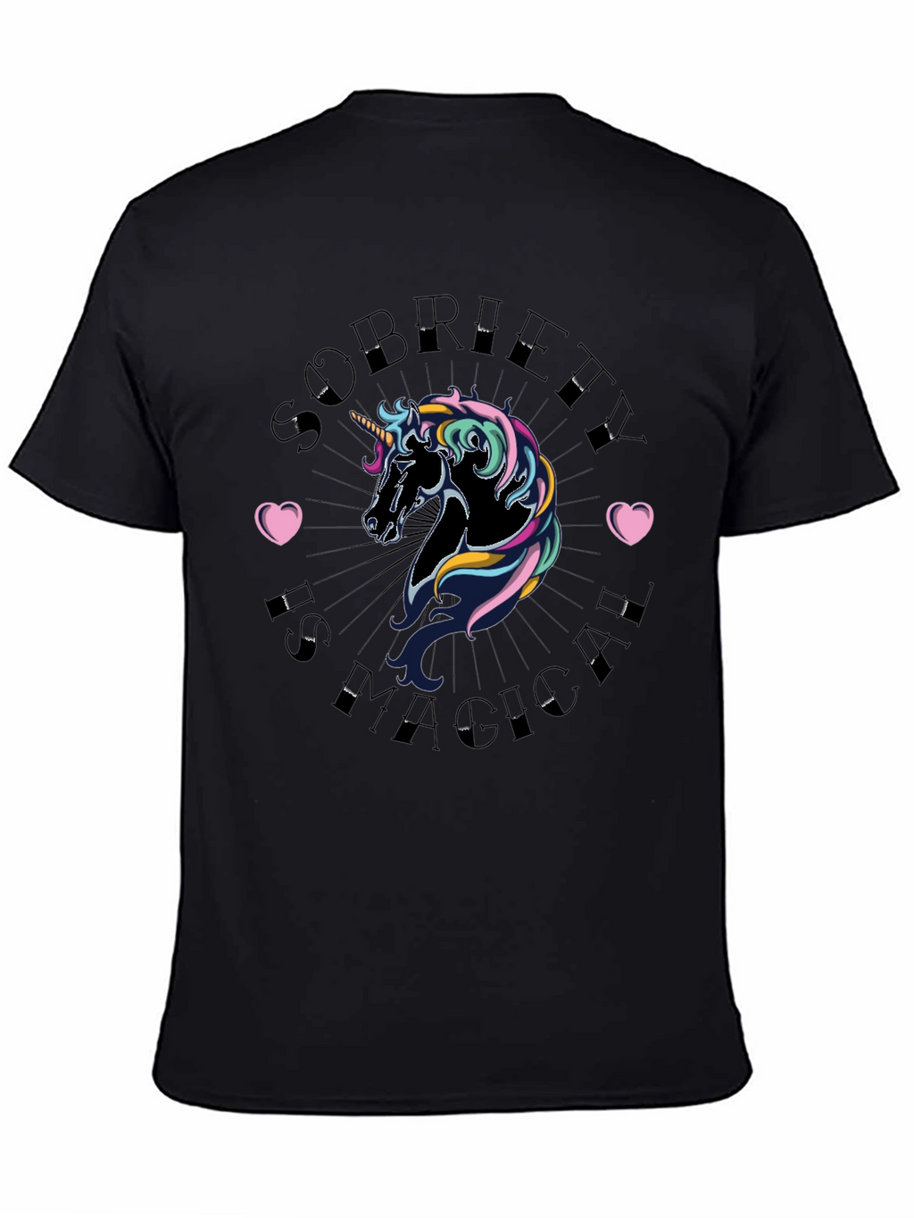 Sobriety is Magical Unicorn Graphic Tee