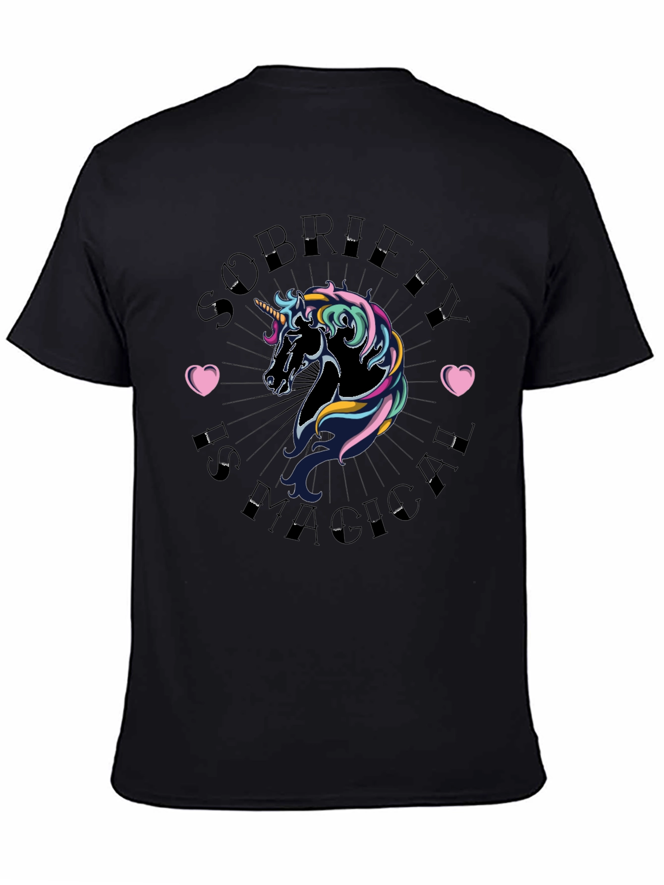 Sobriety is Magical Unicorn Graphic Tee
