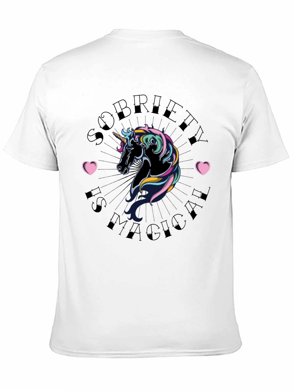 Sobriety is Magical Unicorn Graphic Tee