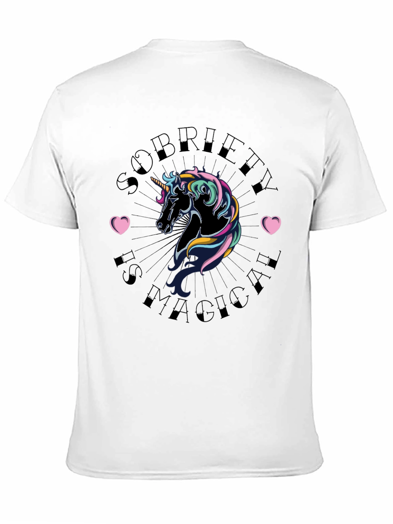 Sobriety is Magical Unicorn Graphic Tee