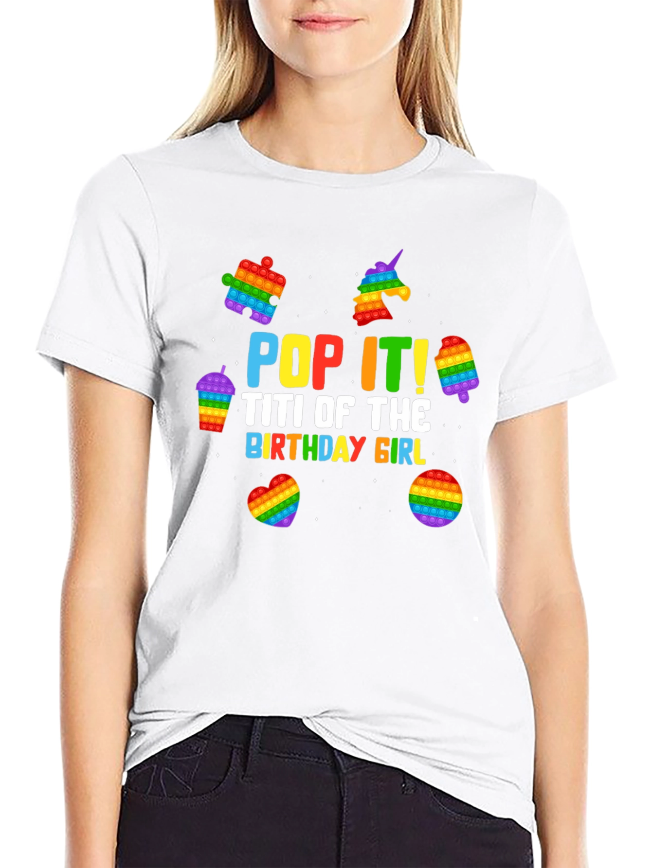 Pop It! Titi Birthday Girl T-Shirt