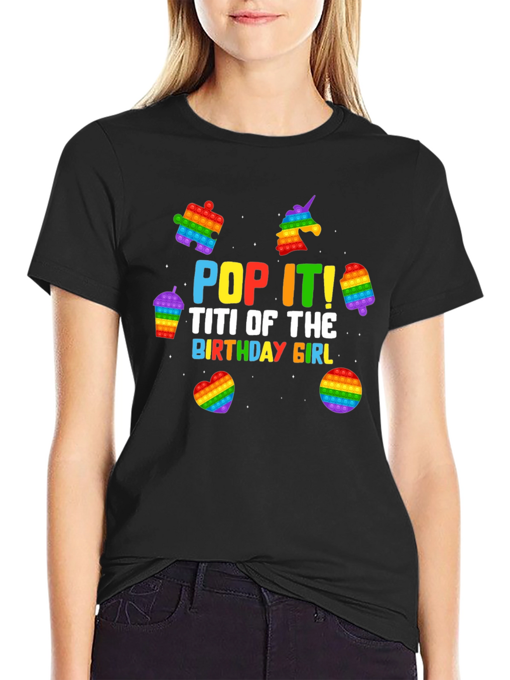 Pop It! Titi Birthday Girl T-Shirt