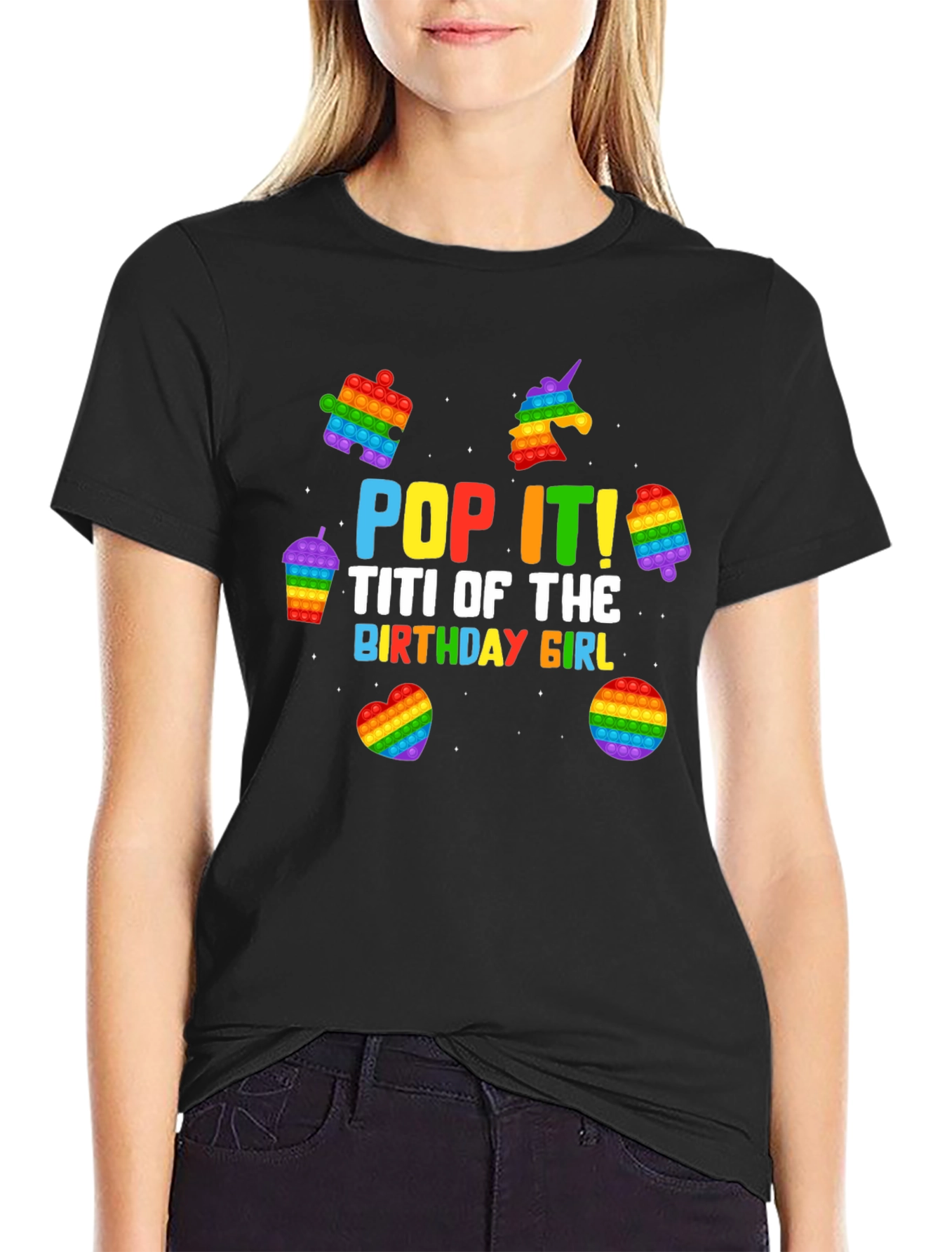 Pop It! Titi Birthday Girl T-Shirt