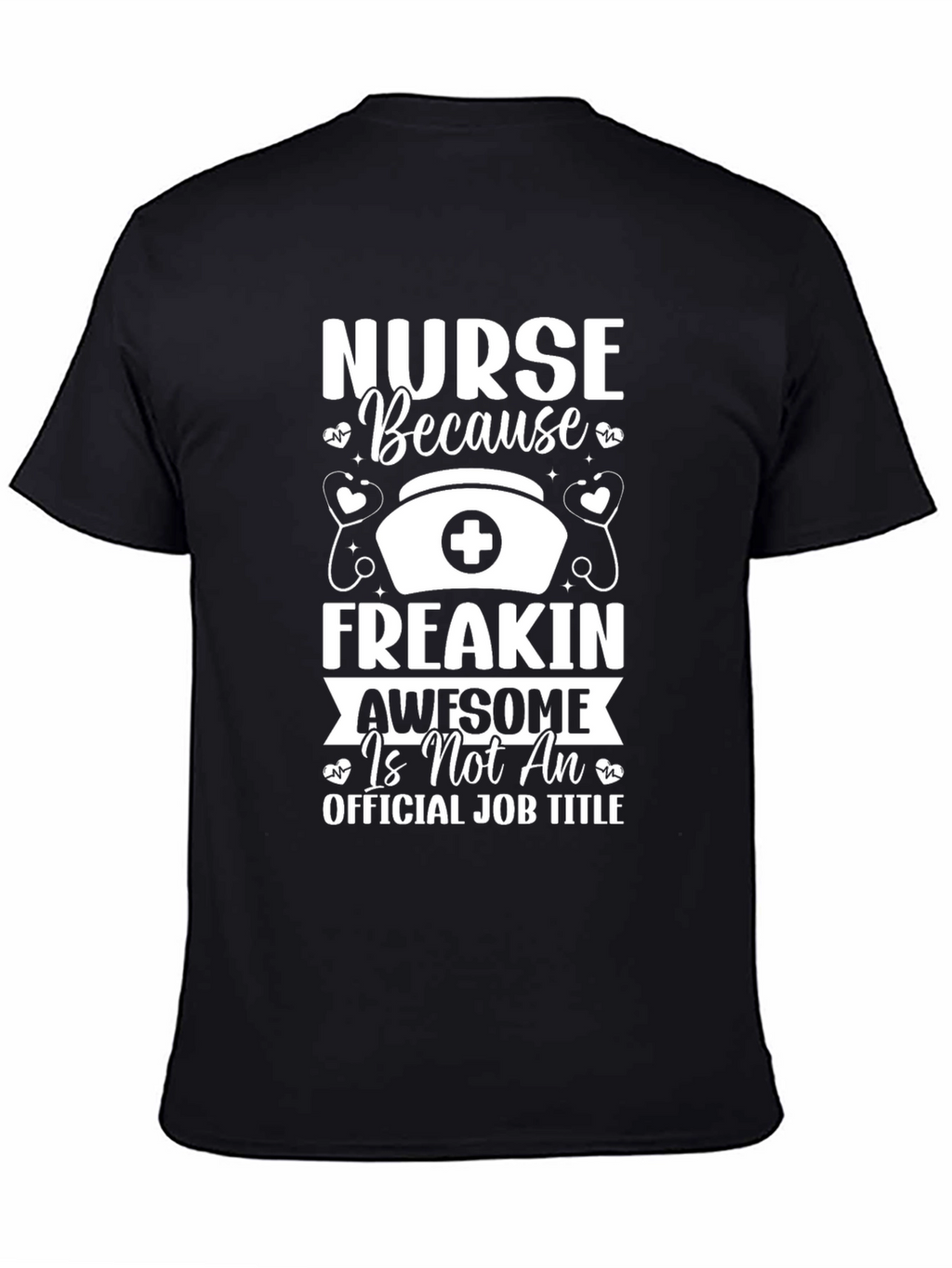 Nurse Awesome Job Title Graphic Tee