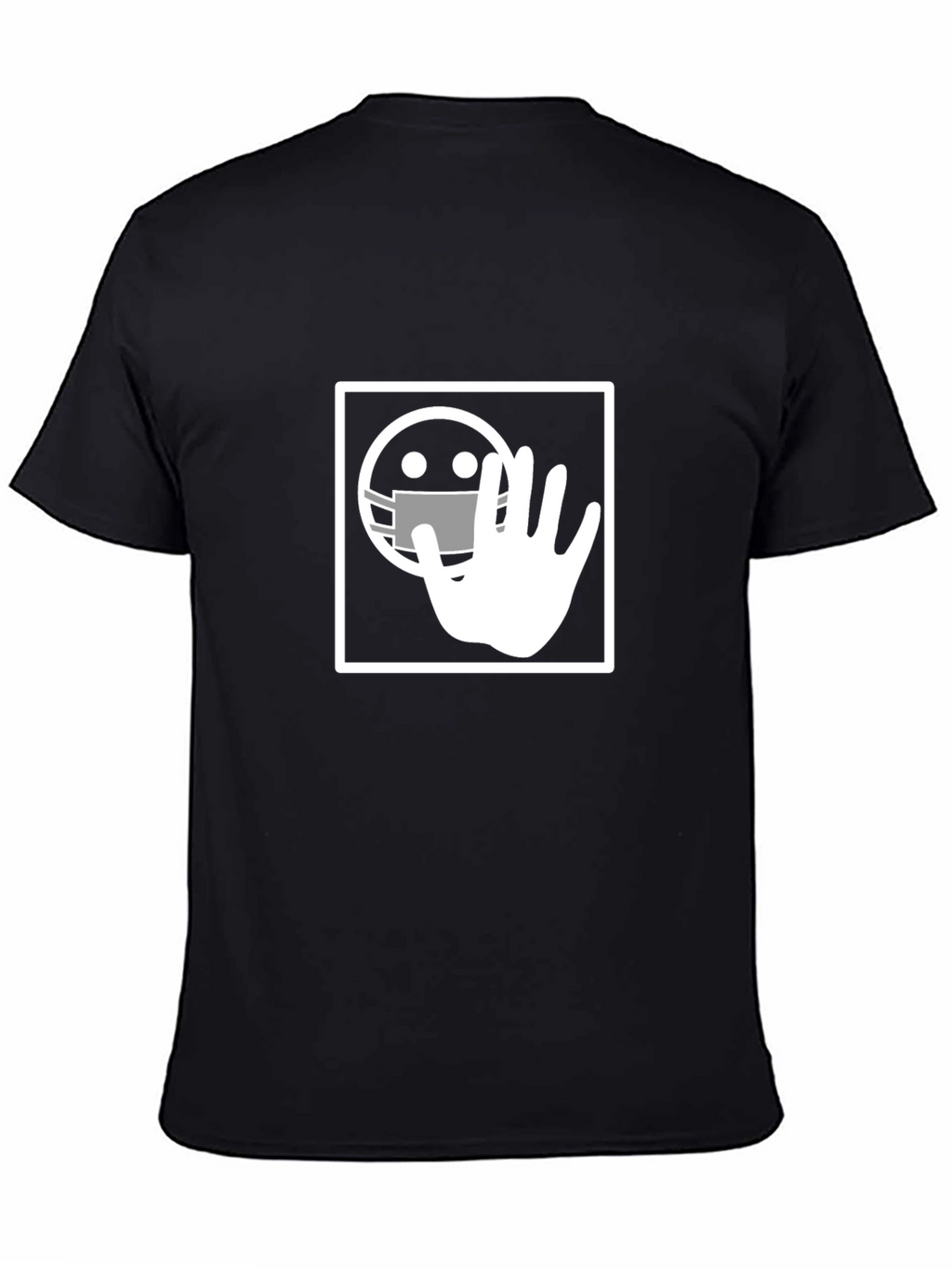Masked Emoji Hand Stop T-Shirt
