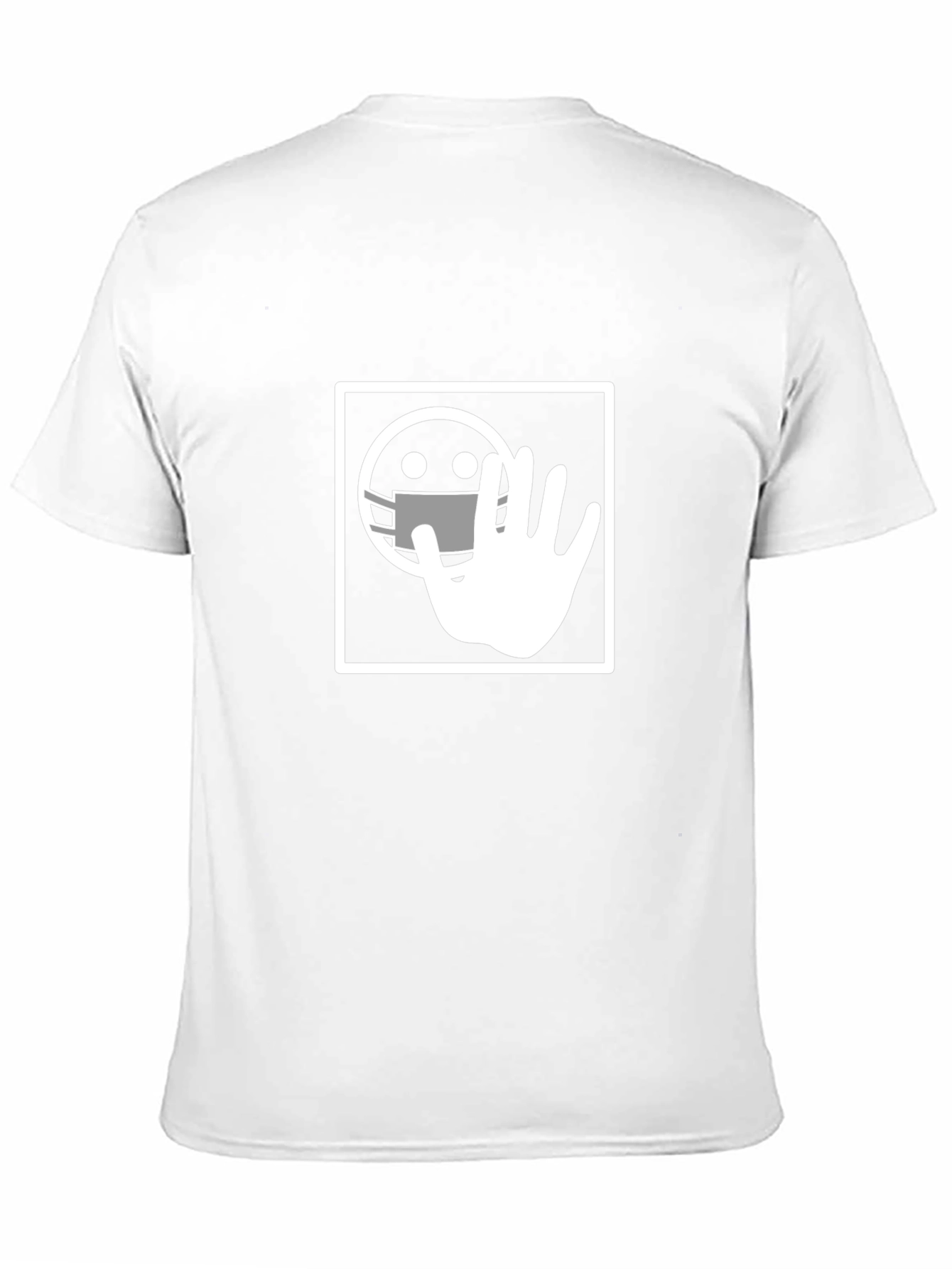 Masked Emoji Hand Stop T-Shirt