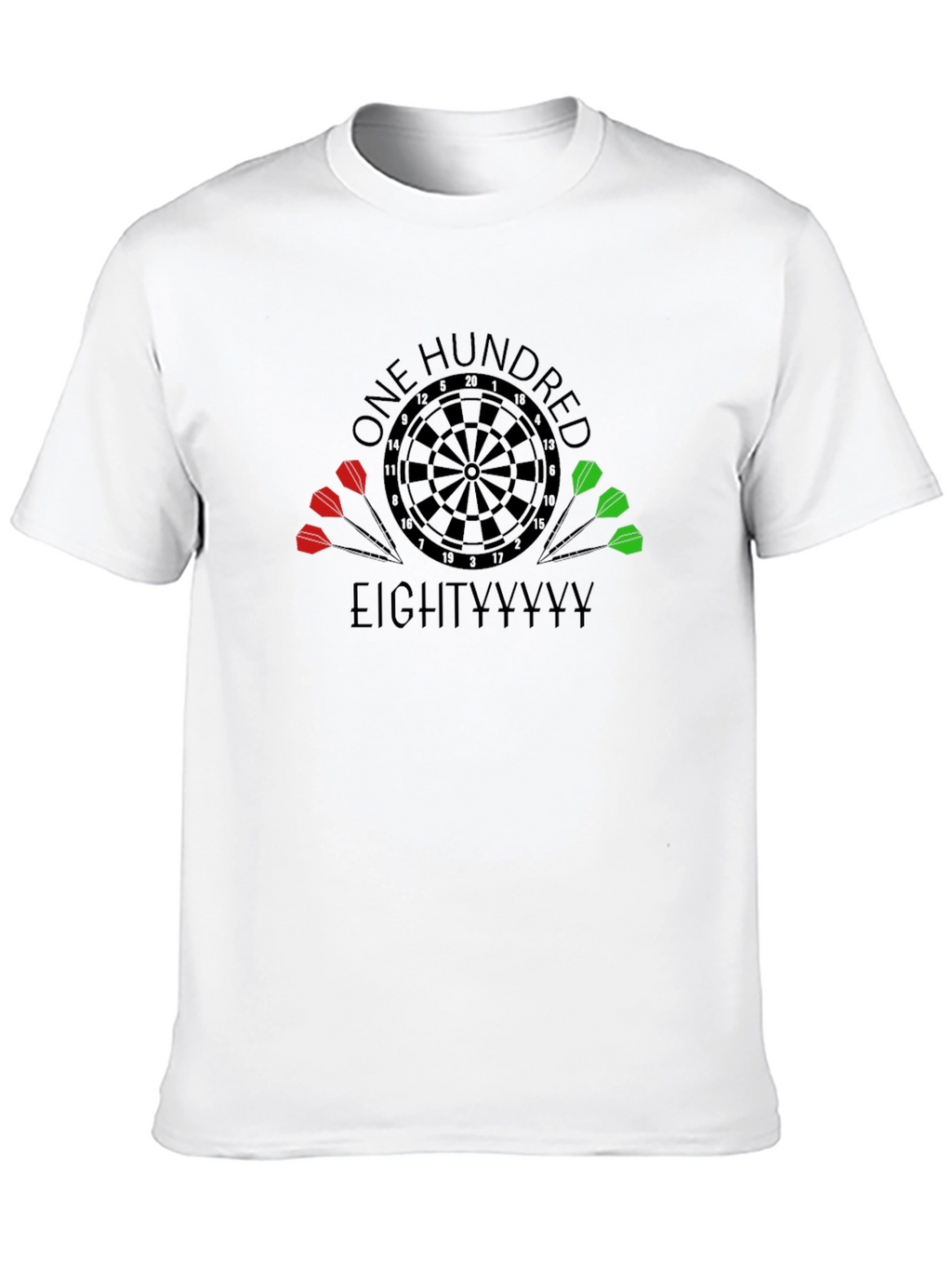 One Hundred Eighty Dart T-Shirt - Bullseye Tee